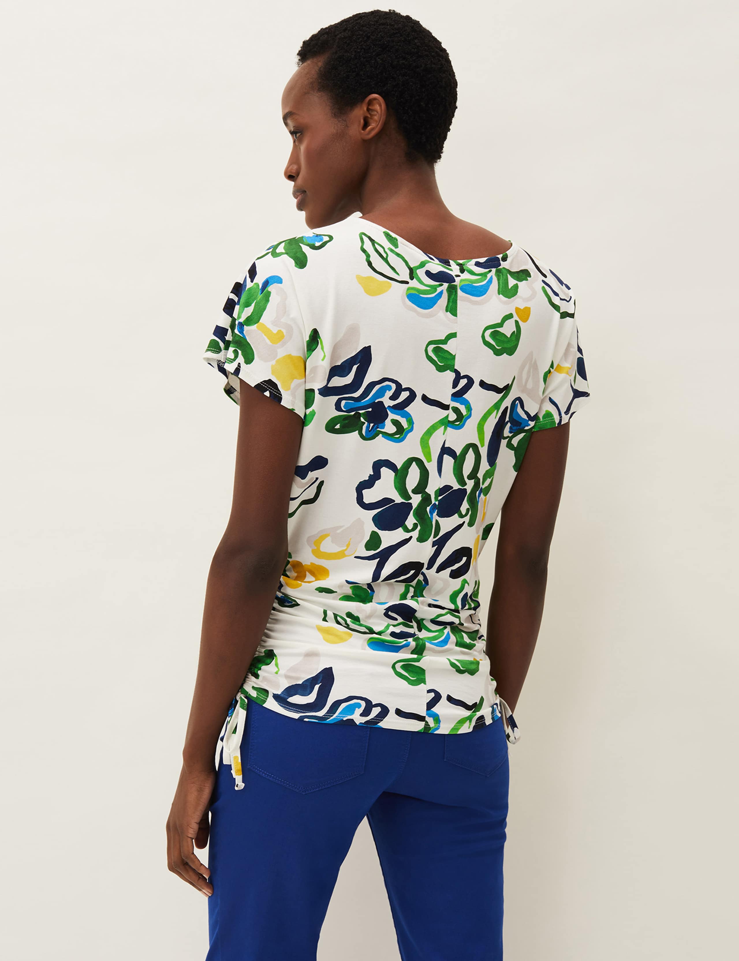 Floral Round Neck Regular Fit T-Shirt 4 of 5