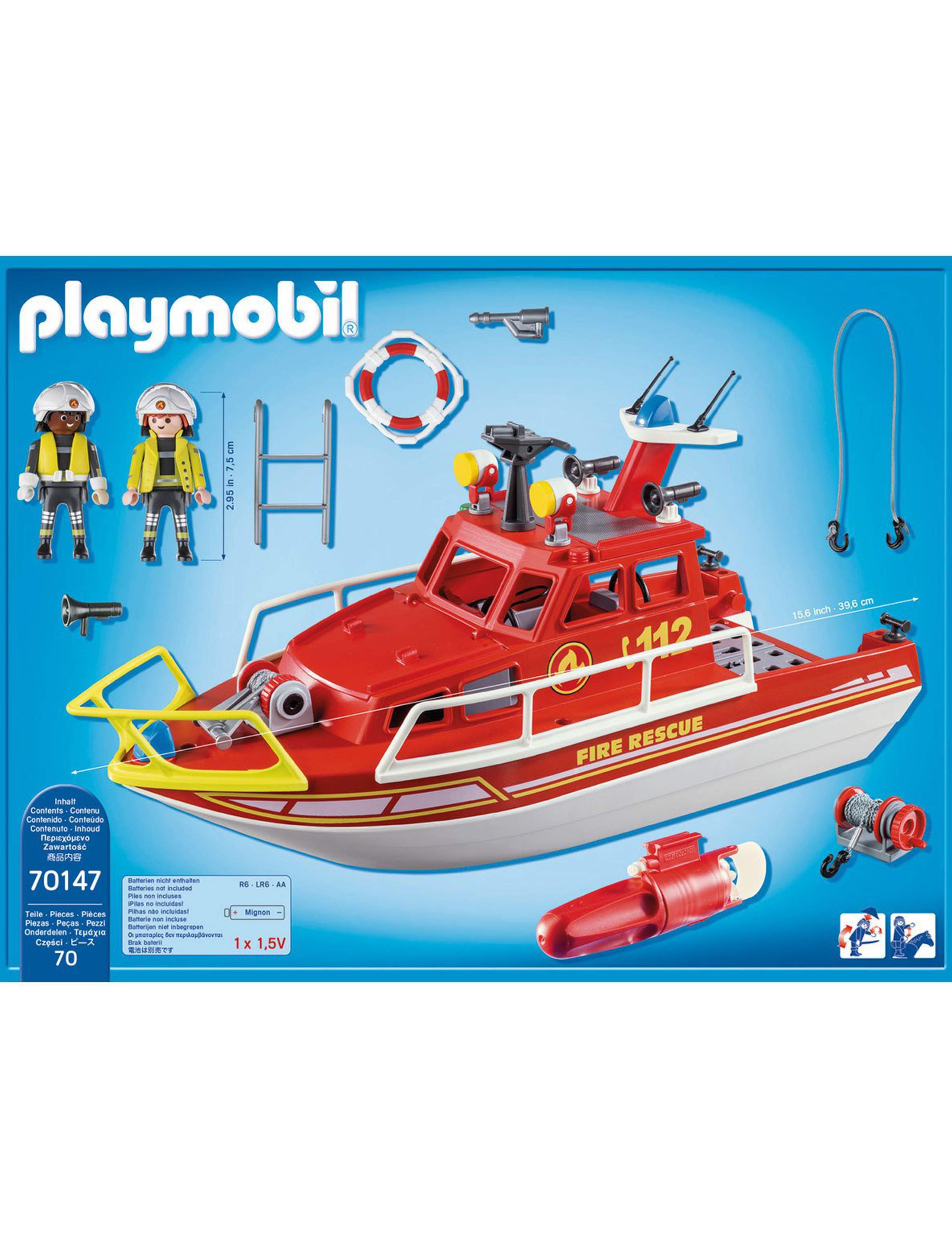 City Action Floating Fire Rescue Boat Toy (4-10 Yrs) 7 of 8