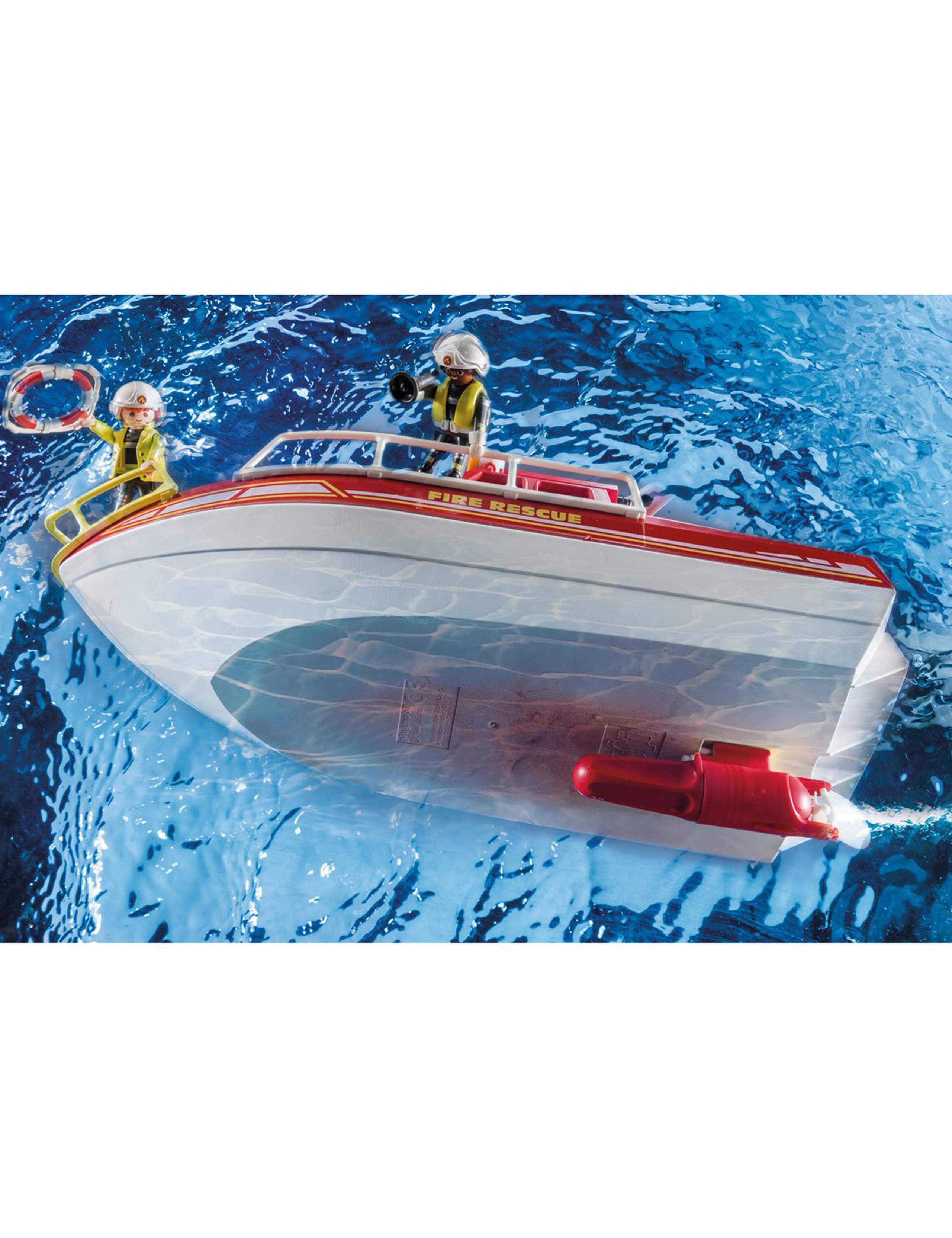 City Action Floating Fire Rescue Boat Toy (4-10 Yrs) 8 of 8