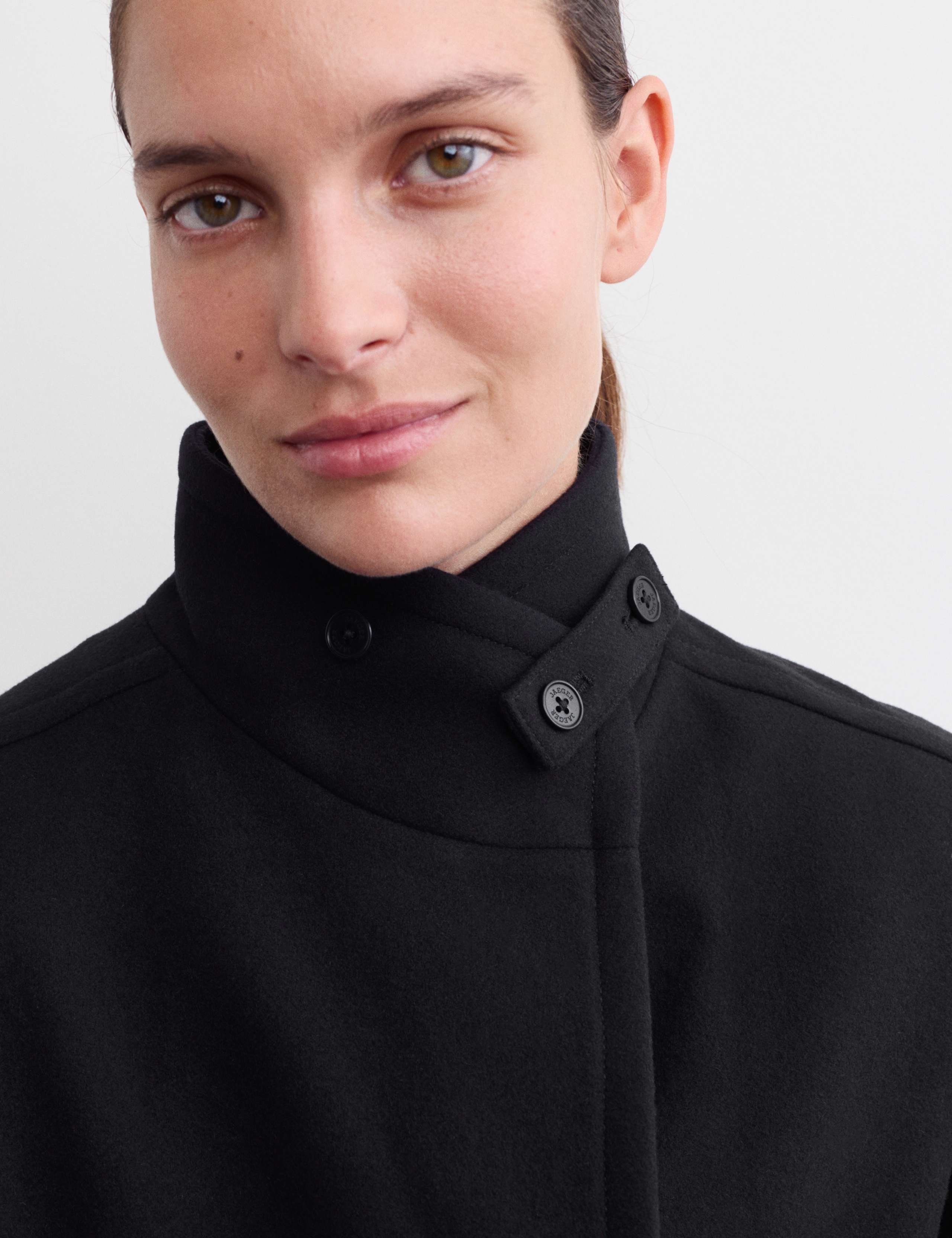 Italian Wool Rich Double Breasted Pea Coat 3 of 8