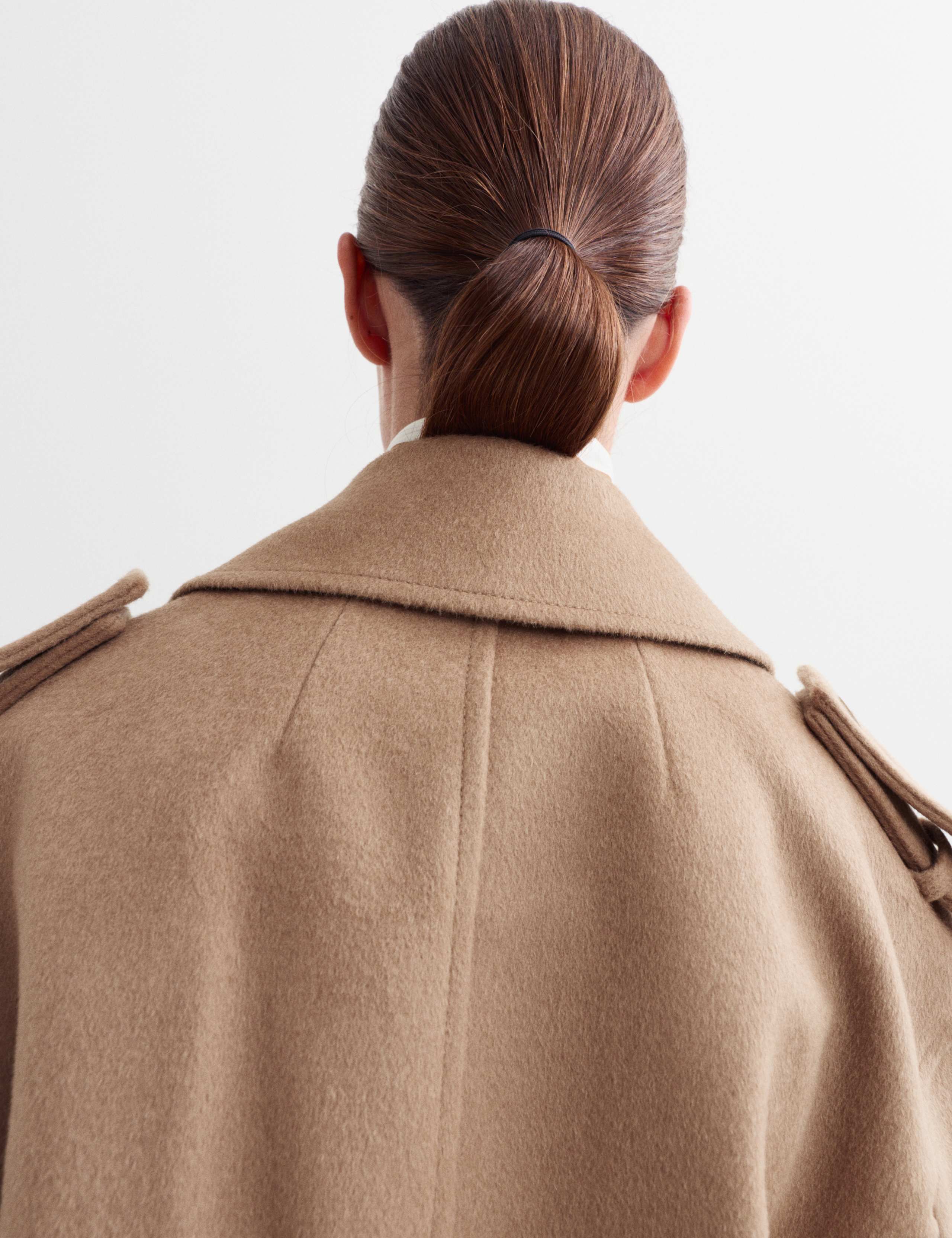 Pure Wool Short Pea Coat 5 of 6