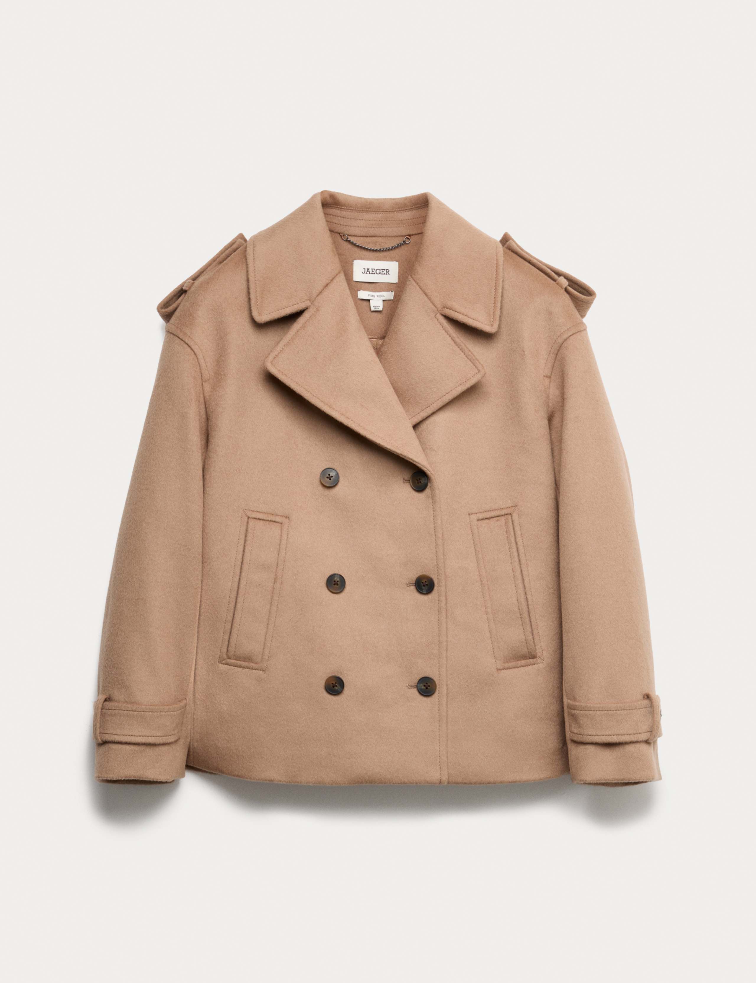 Pure Wool Short Peacoat 1 of 1