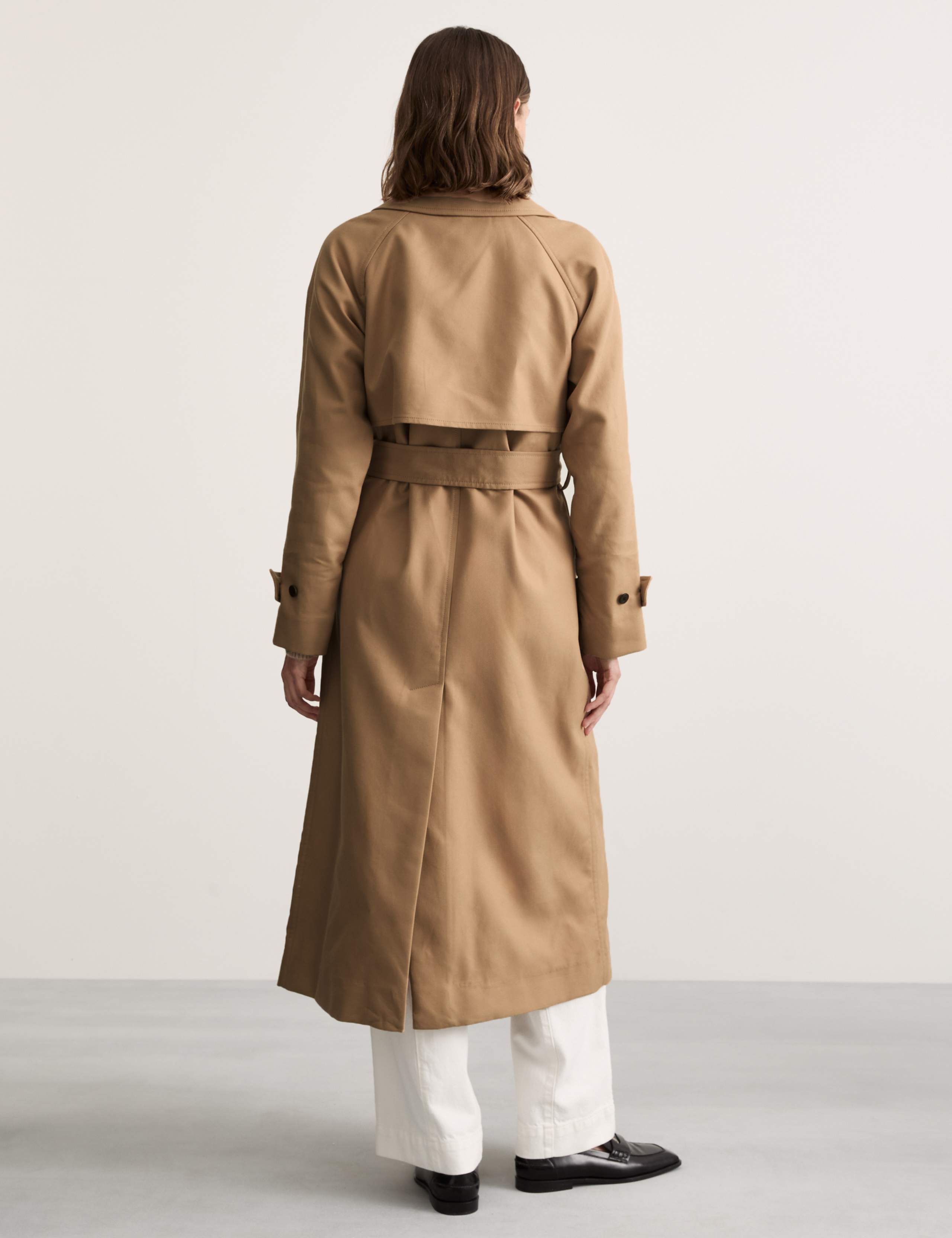 Pure Cotton Belted Trench Coat 7 of 8