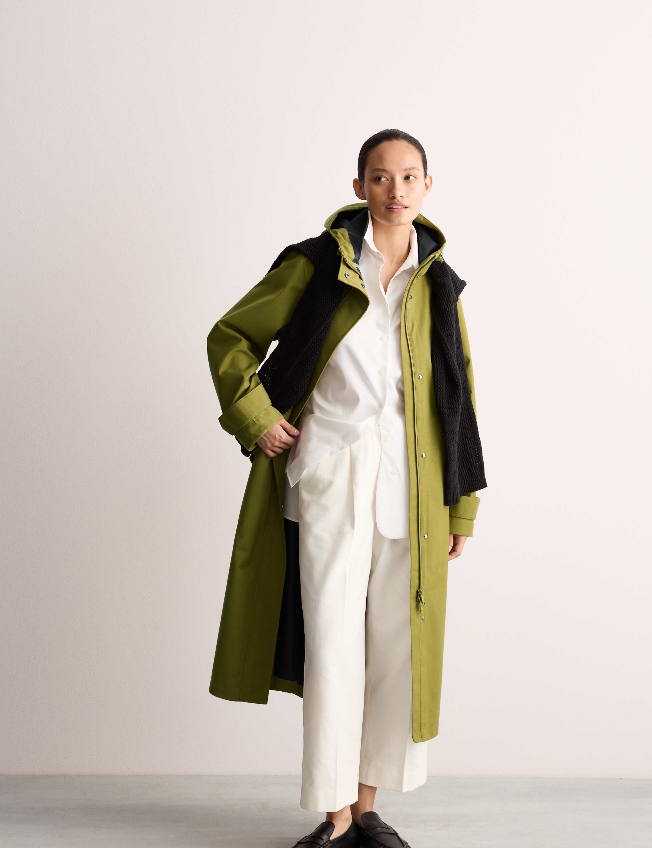 Waterproof Twill Hooded Raincoat 3 of 11