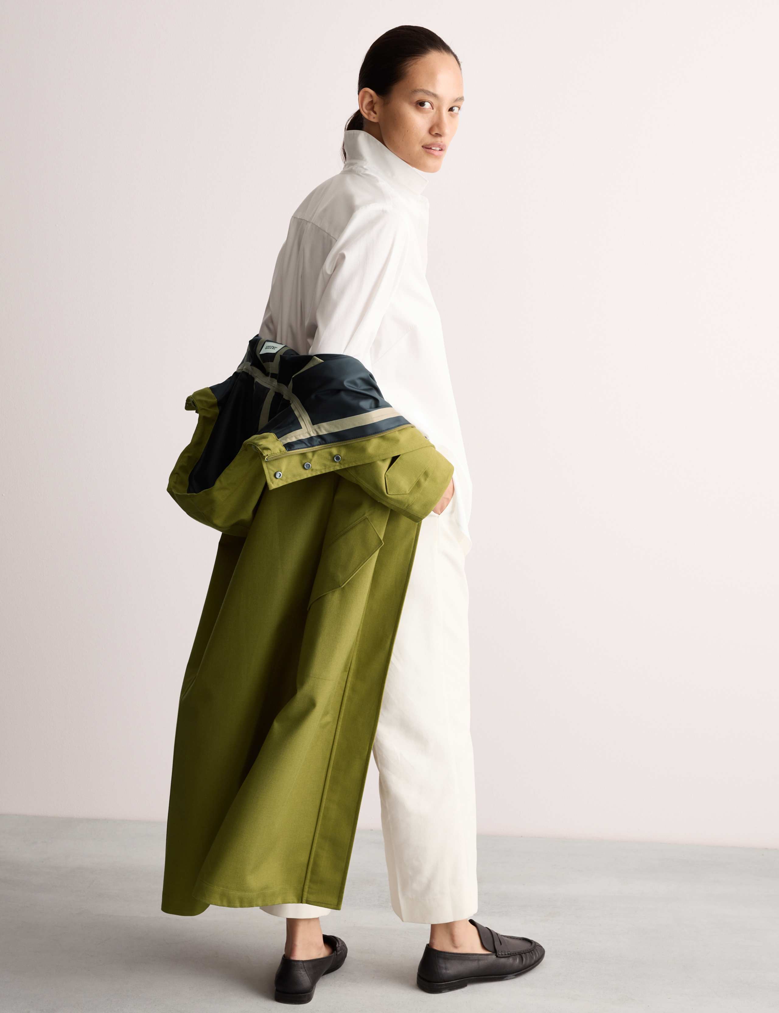 Waterproof Twill Hooded Raincoat 5 of 11