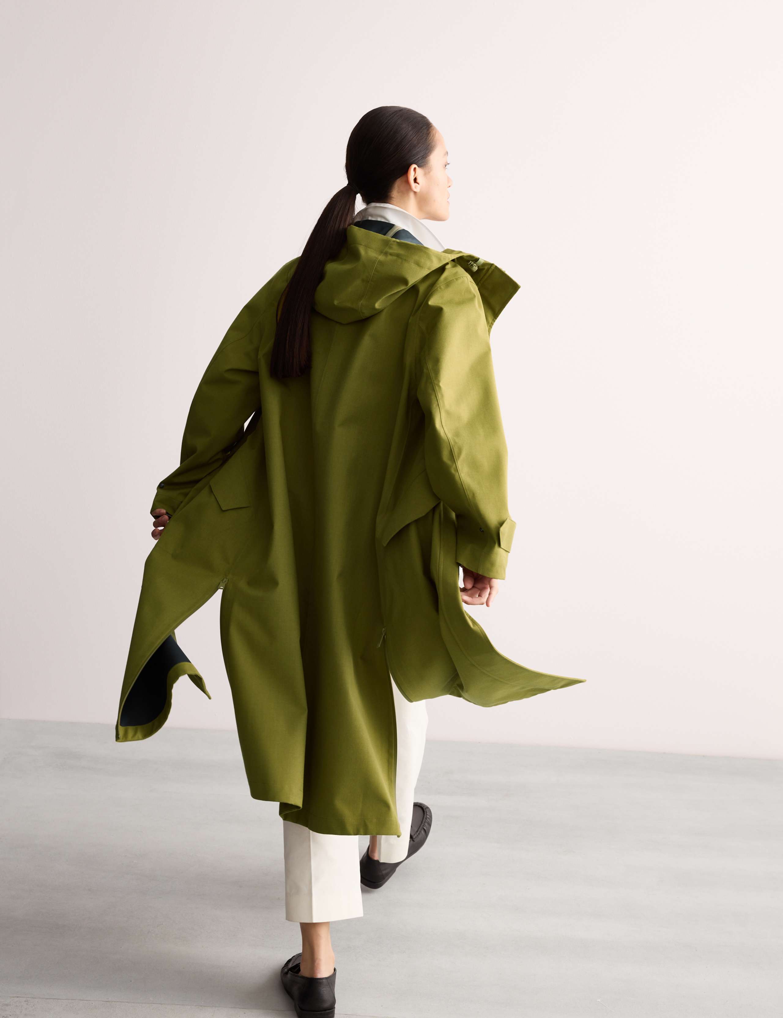 Waterproof Twill Hooded Raincoat 6 of 11