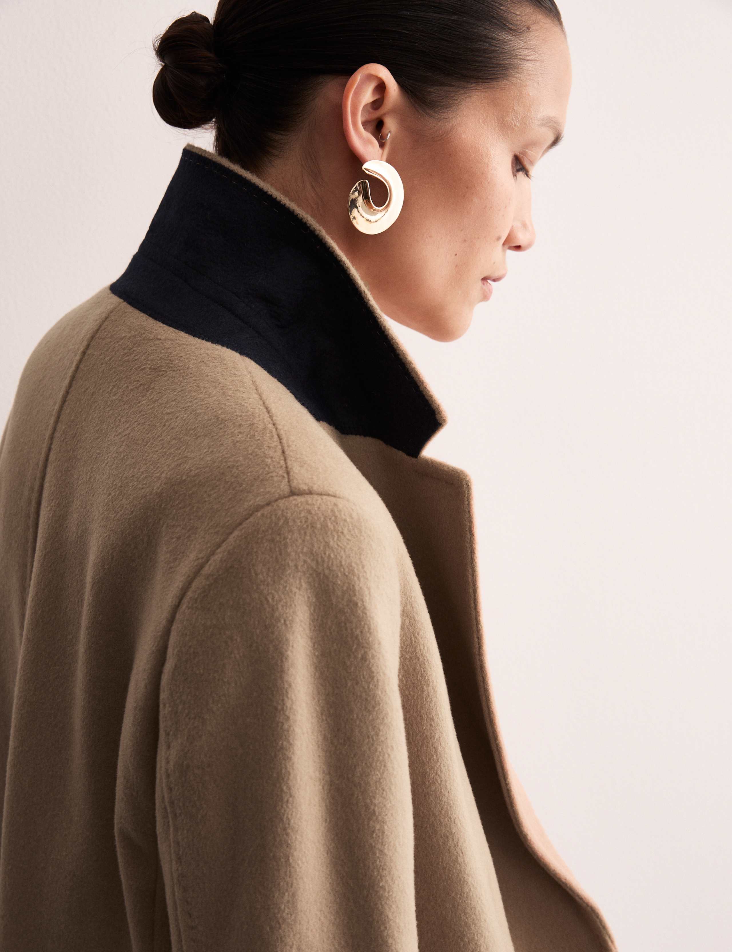 Pure Wool Single Breasted Boyfriend Coat 4 of 8