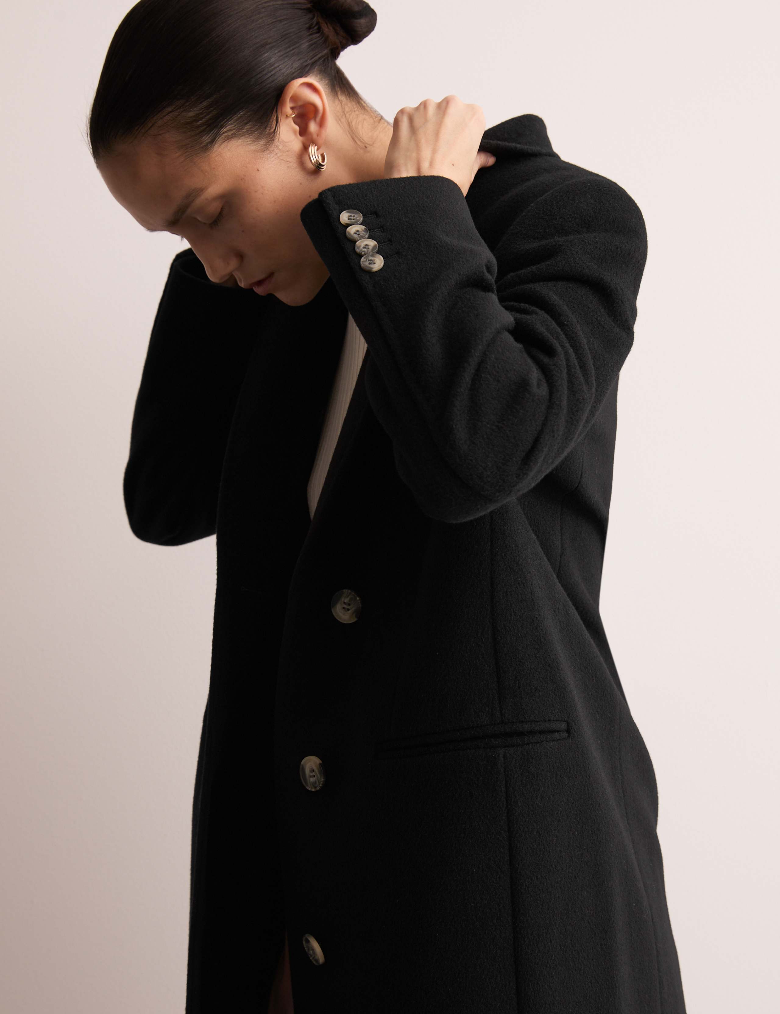 Pure Wool Single Breasted Boyfriend Coat 3 of 7