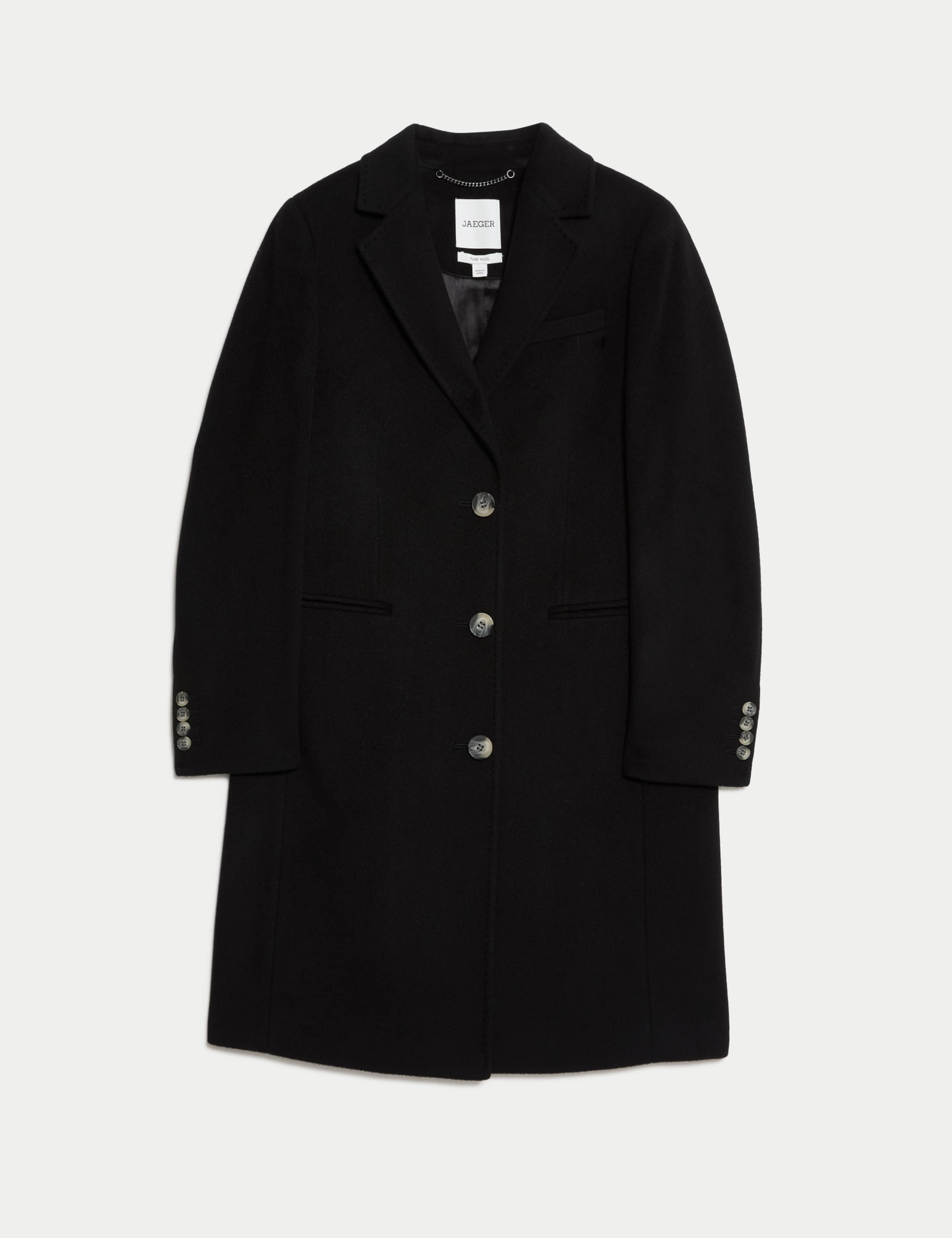 Pure Wool Single Breasted Boyfriend Coat 2 of 7