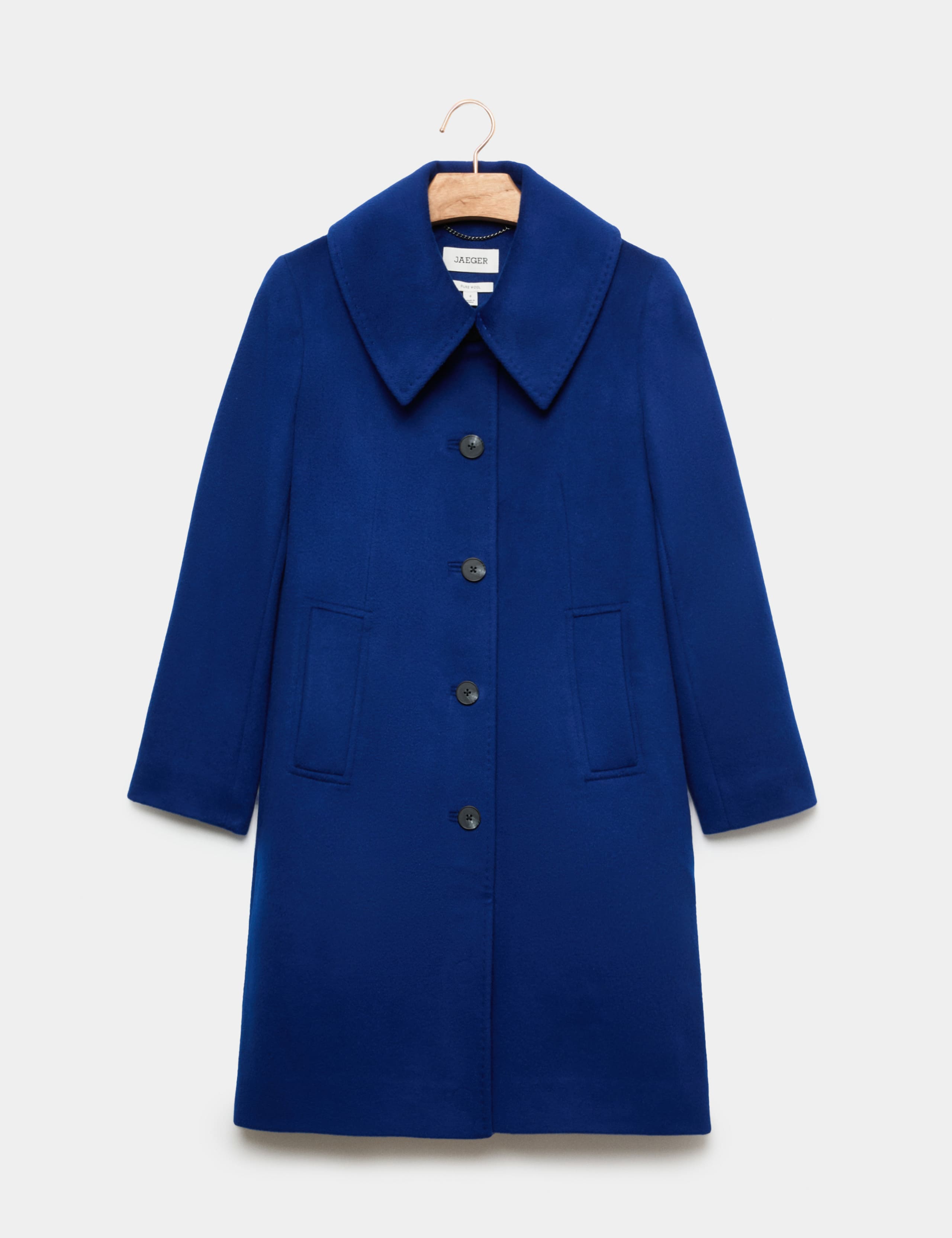 Pure Wool Collared Short Coat 2 of 8