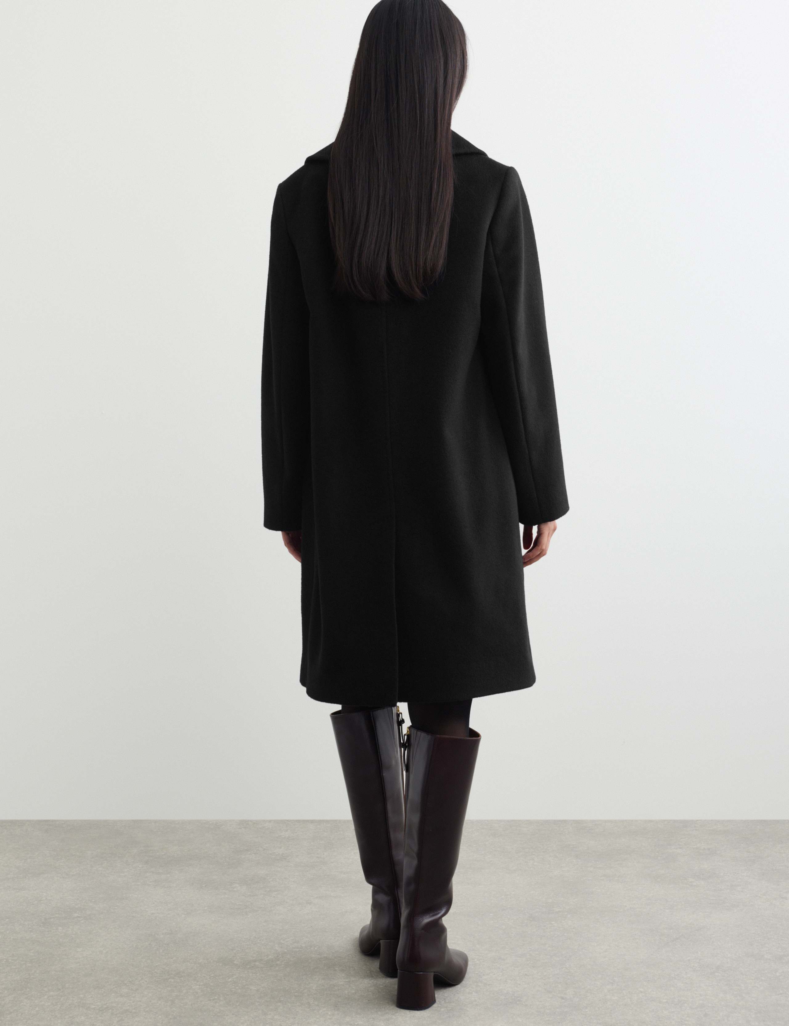 Pure Wool Collared Short Coat 7 of 8