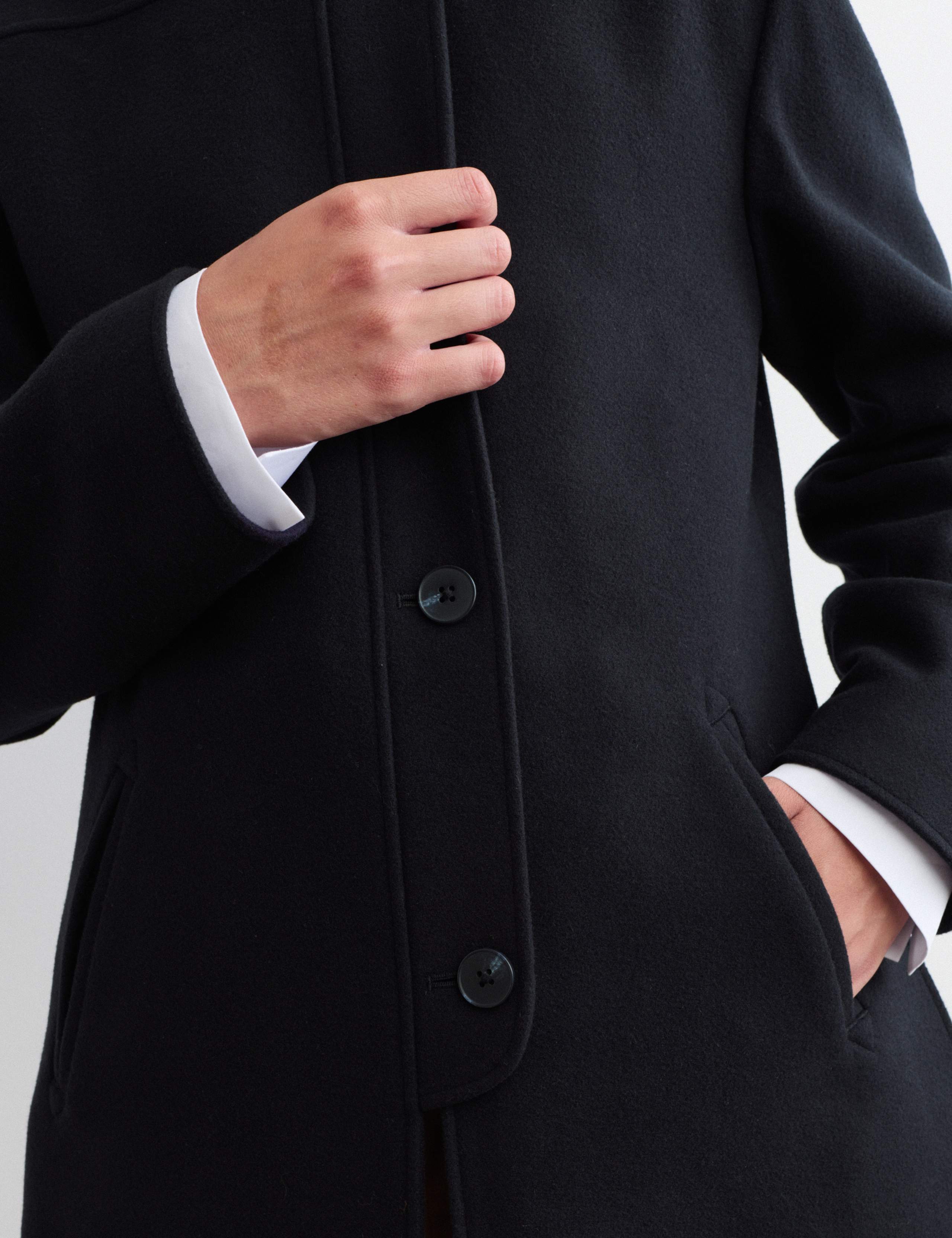 Wool Rich Collared Coat 3 of 8