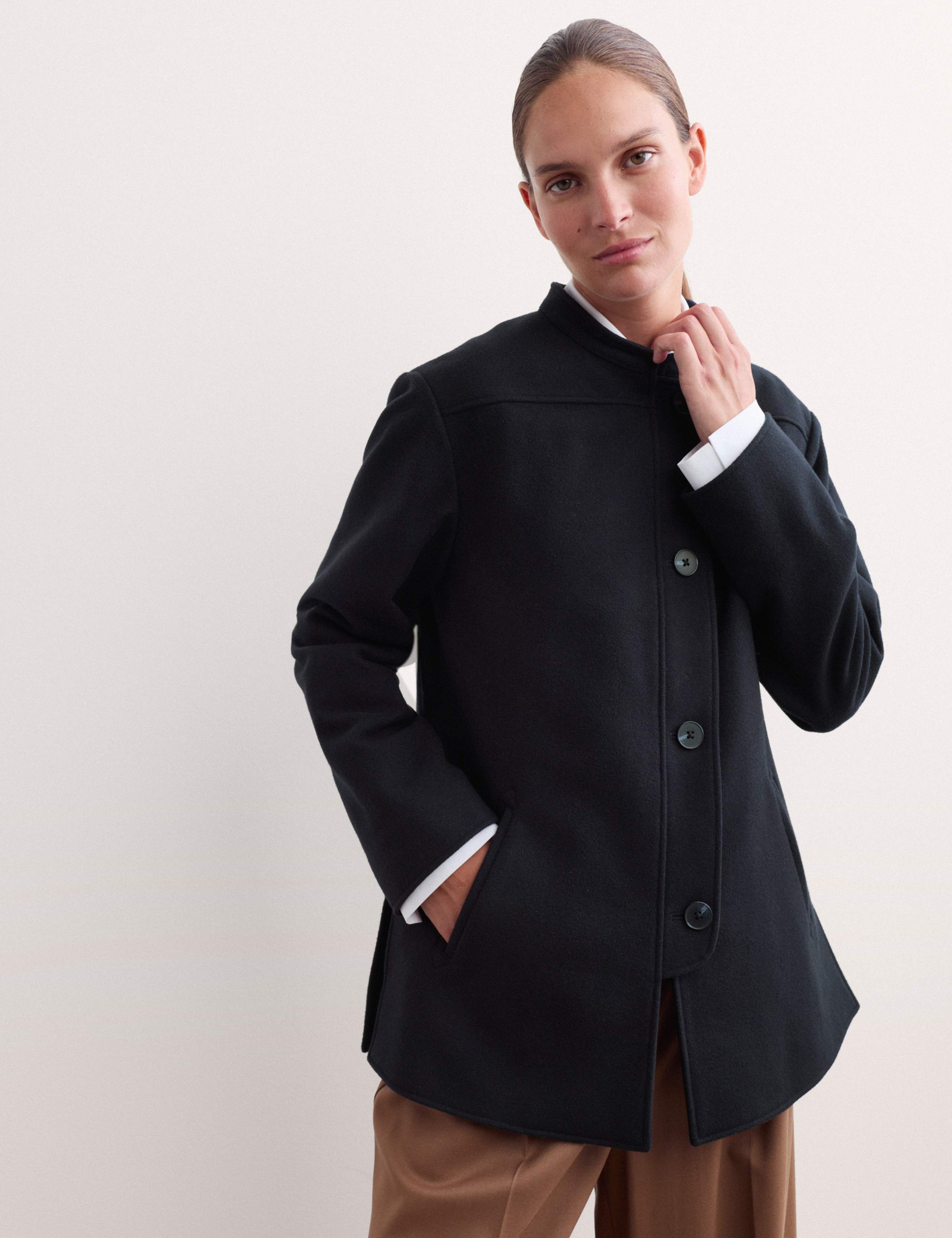 Wool Rich Collared Coat 5 of 8
