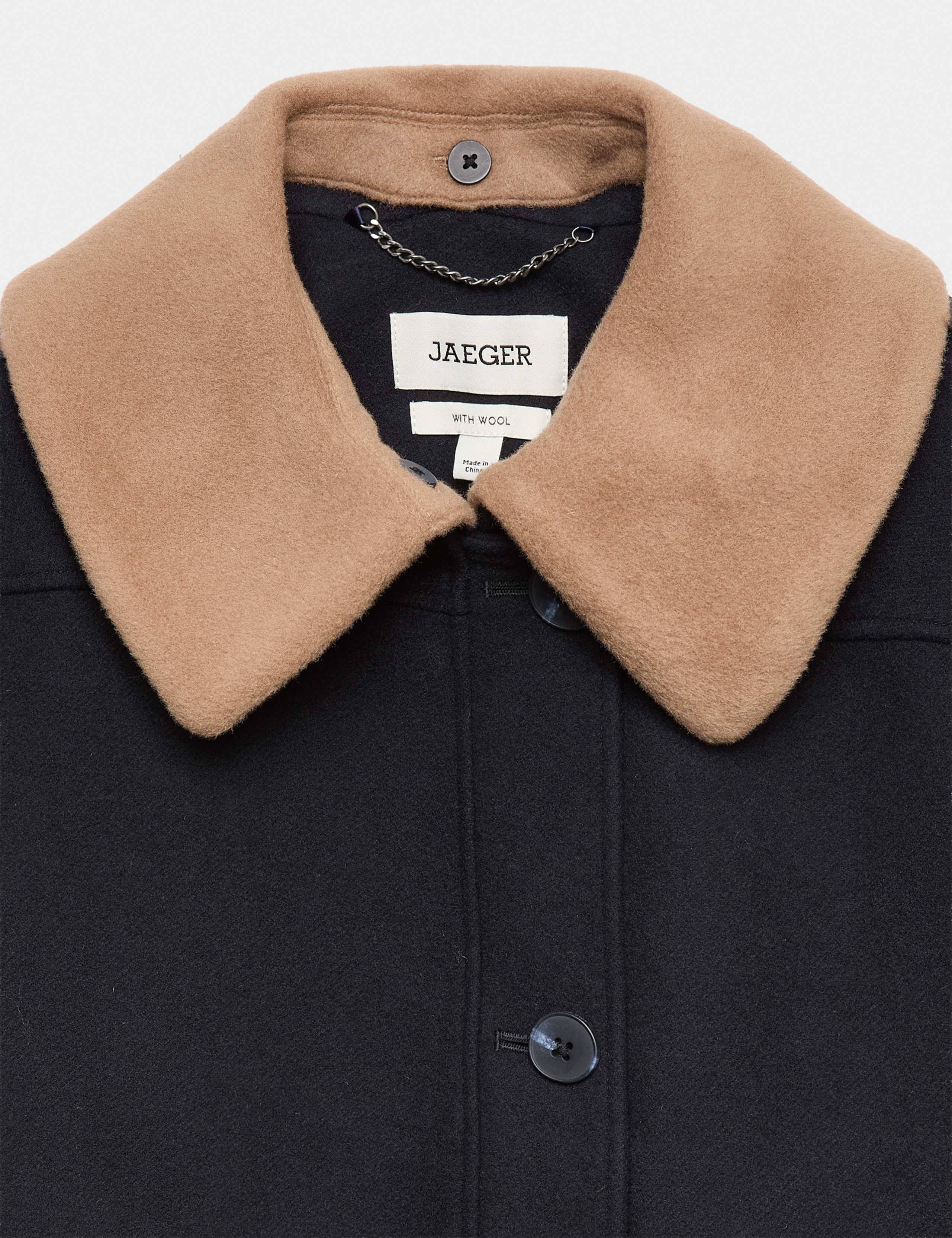 Wool Rich Collared Coat 2 of 2