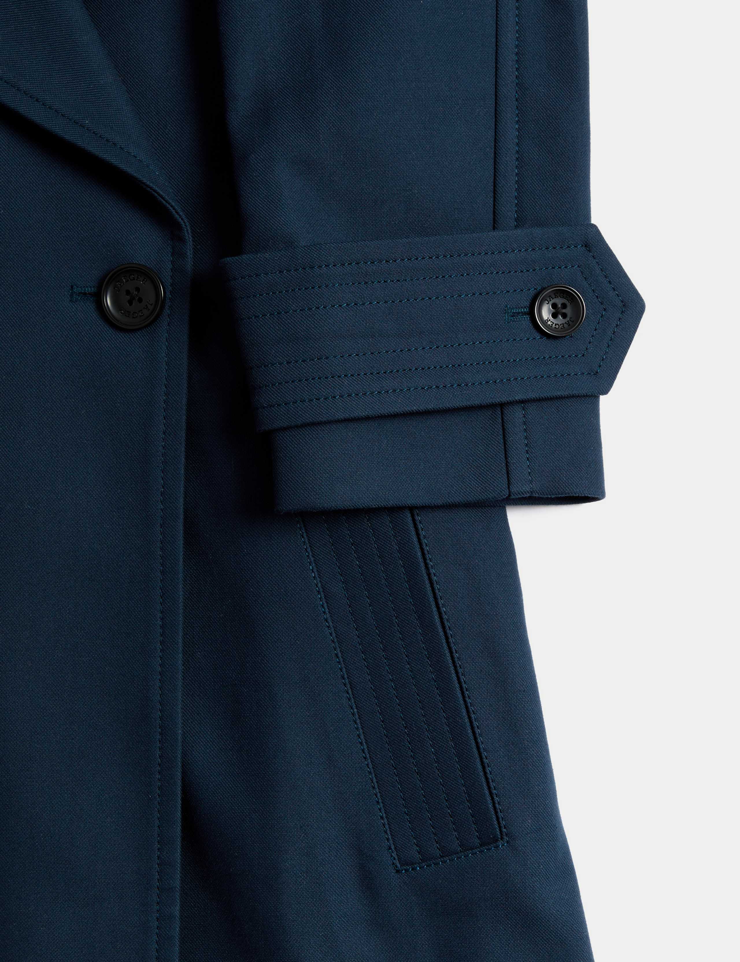 Pure Cotton Belted Trench Coat 9 of 11