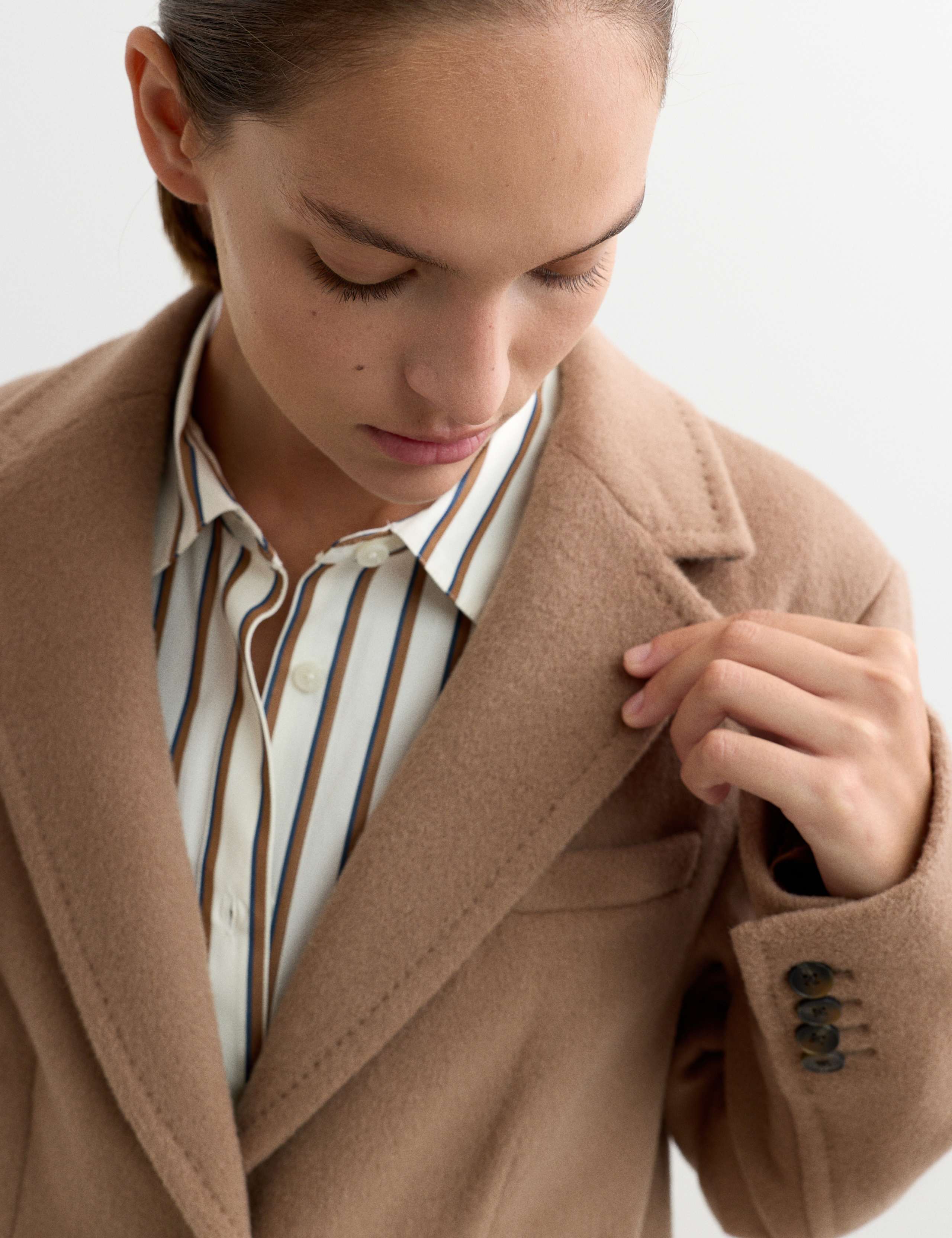 Longline Pure Wool Boyfriend Coat 5 of 8