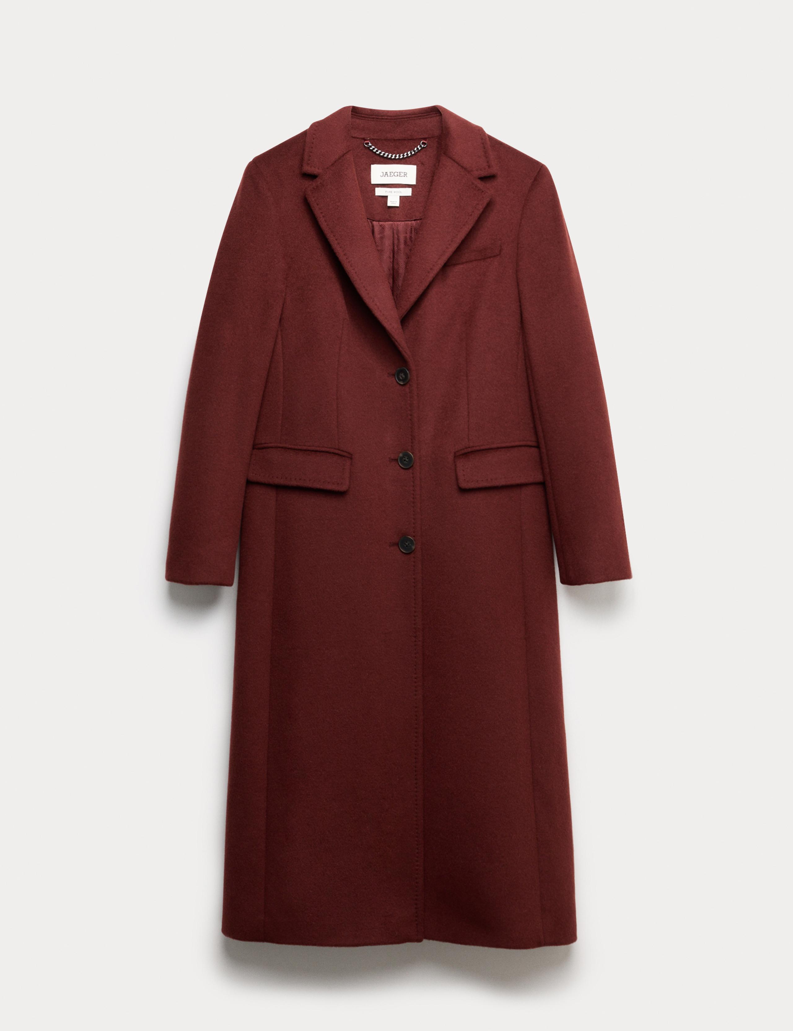 Longline Pure Wool Boyfriend Coat 2 of 7