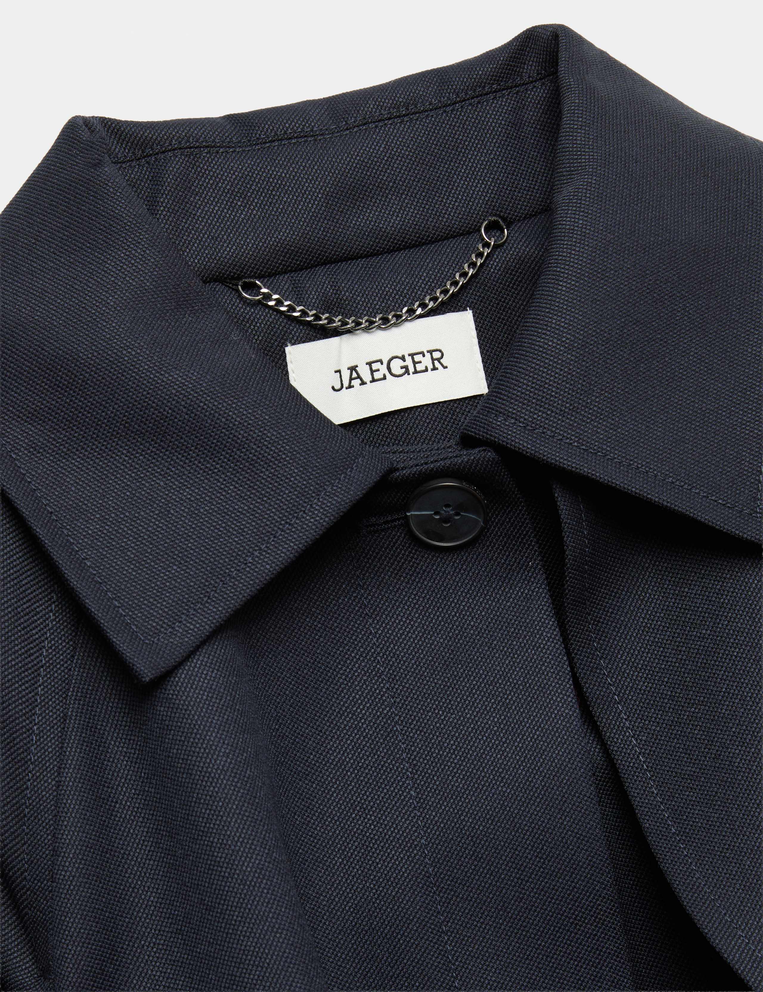 Wool Blend Longline Trench Coat 8 of 8