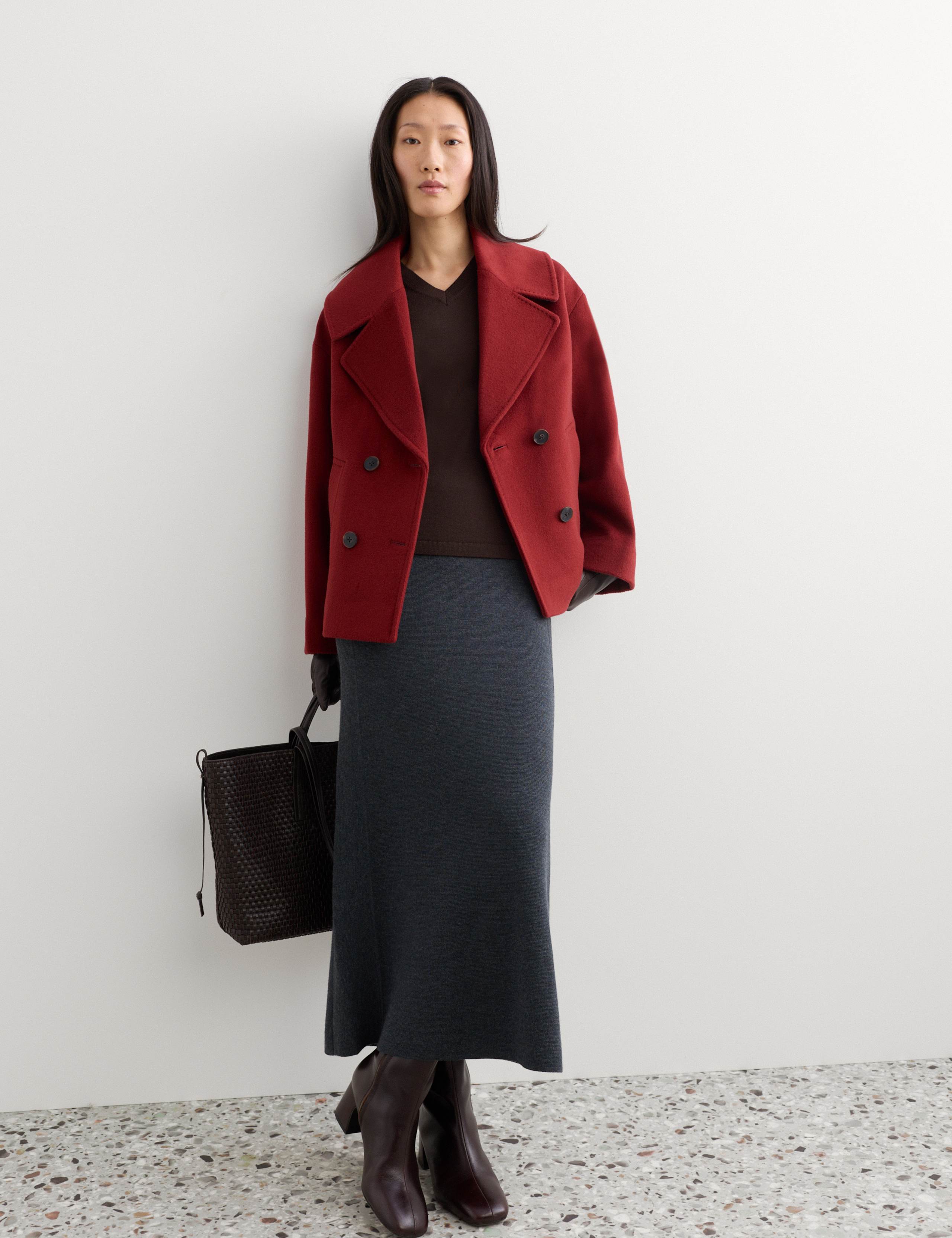 Pure Wool Double Breasted Peacoat 6 of 8