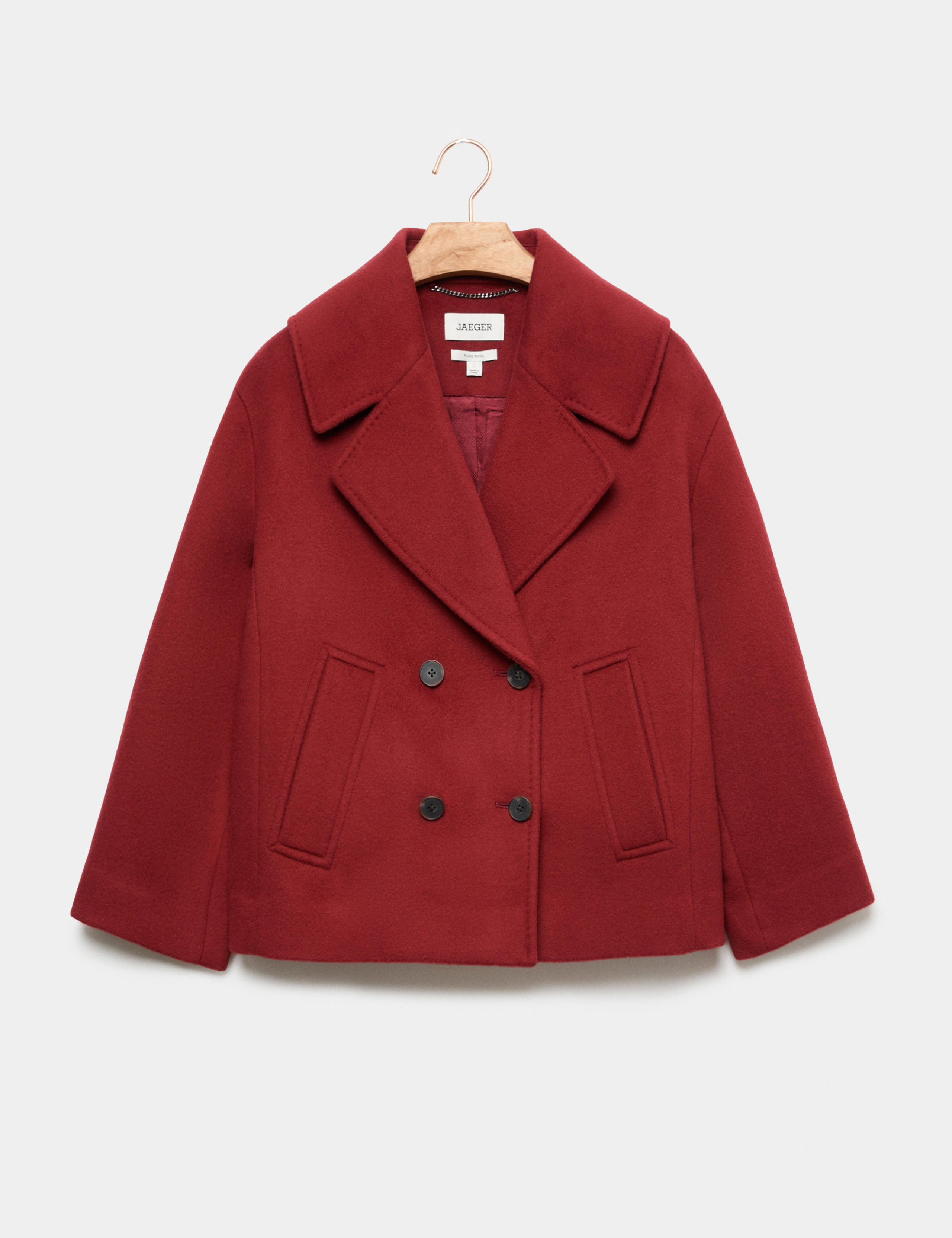 Pure Wool Double Breasted Peacoat 2 of 8