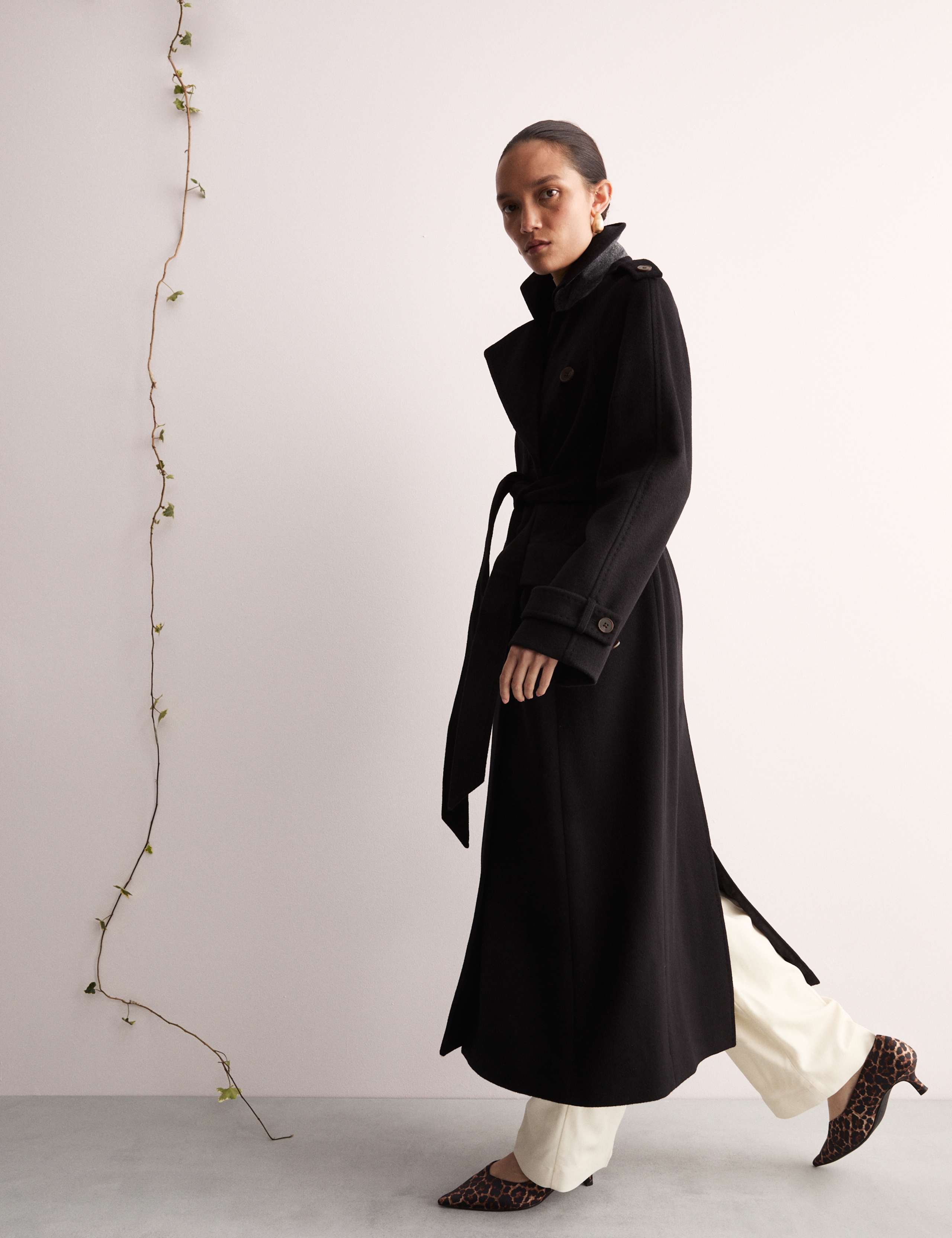 Pure Wool Wrap Coat 3 of 8