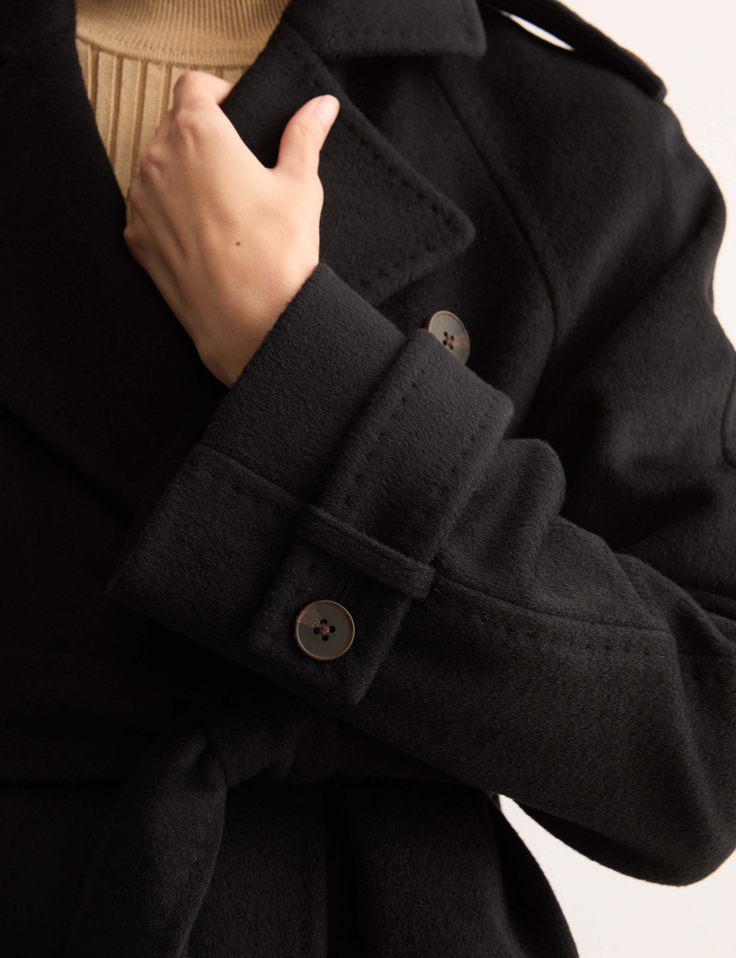 Pure Wool Wrap Coat 7 of 8