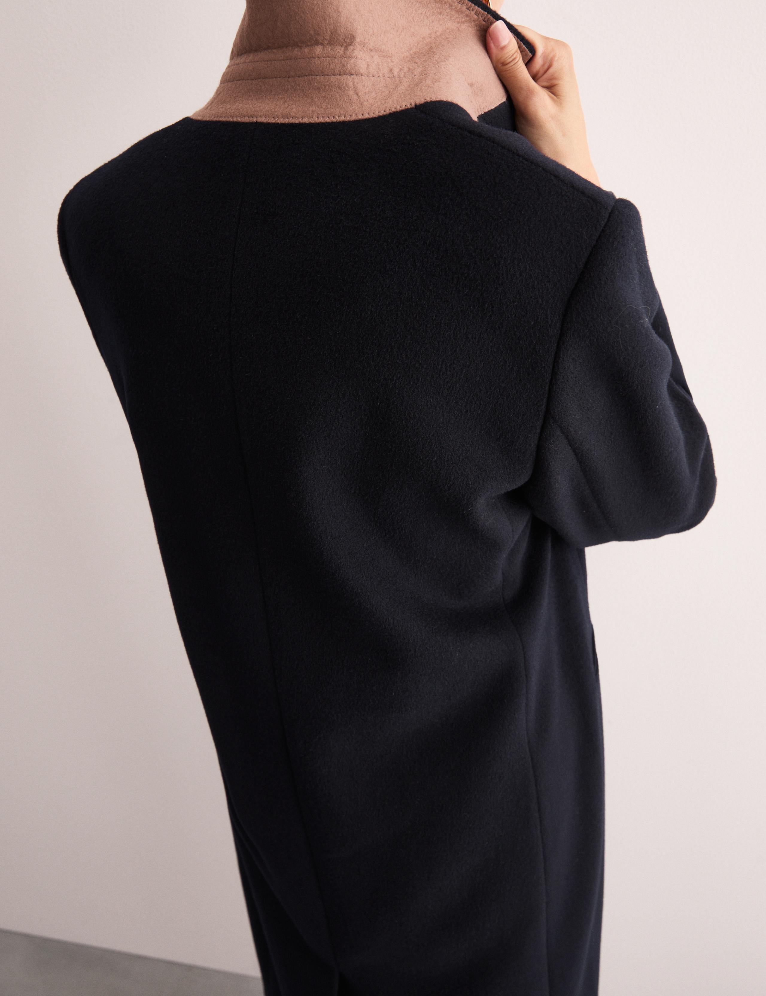 Pure Wool Longline Boyfriend Coat 3 of 8