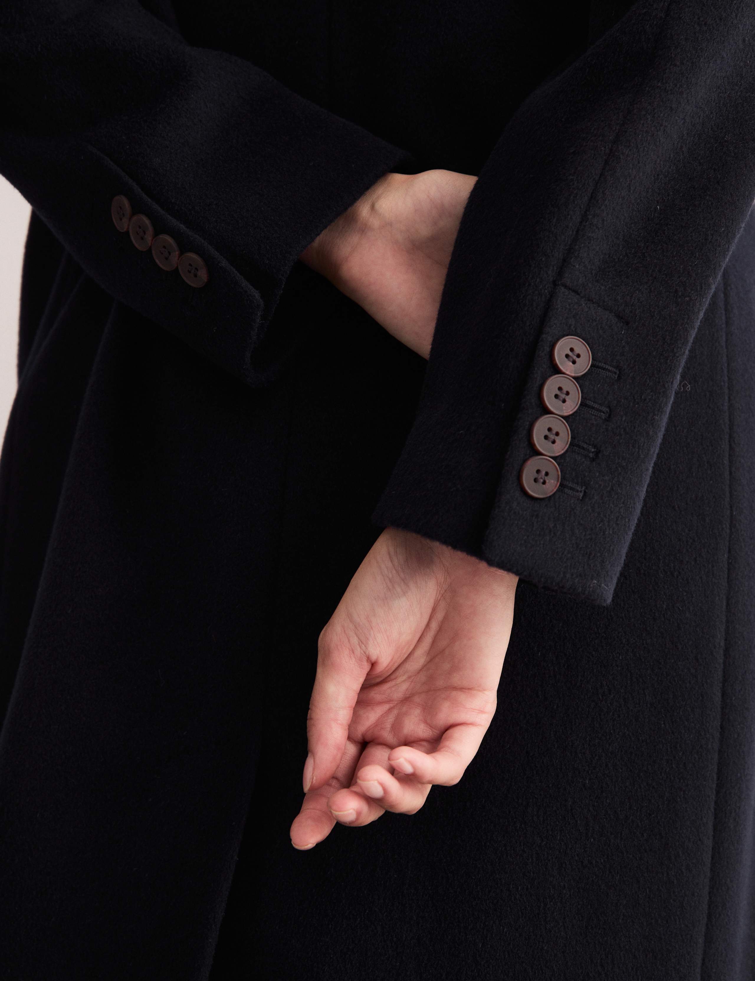 Pure Wool Longline Boyfriend Coat 5 of 8