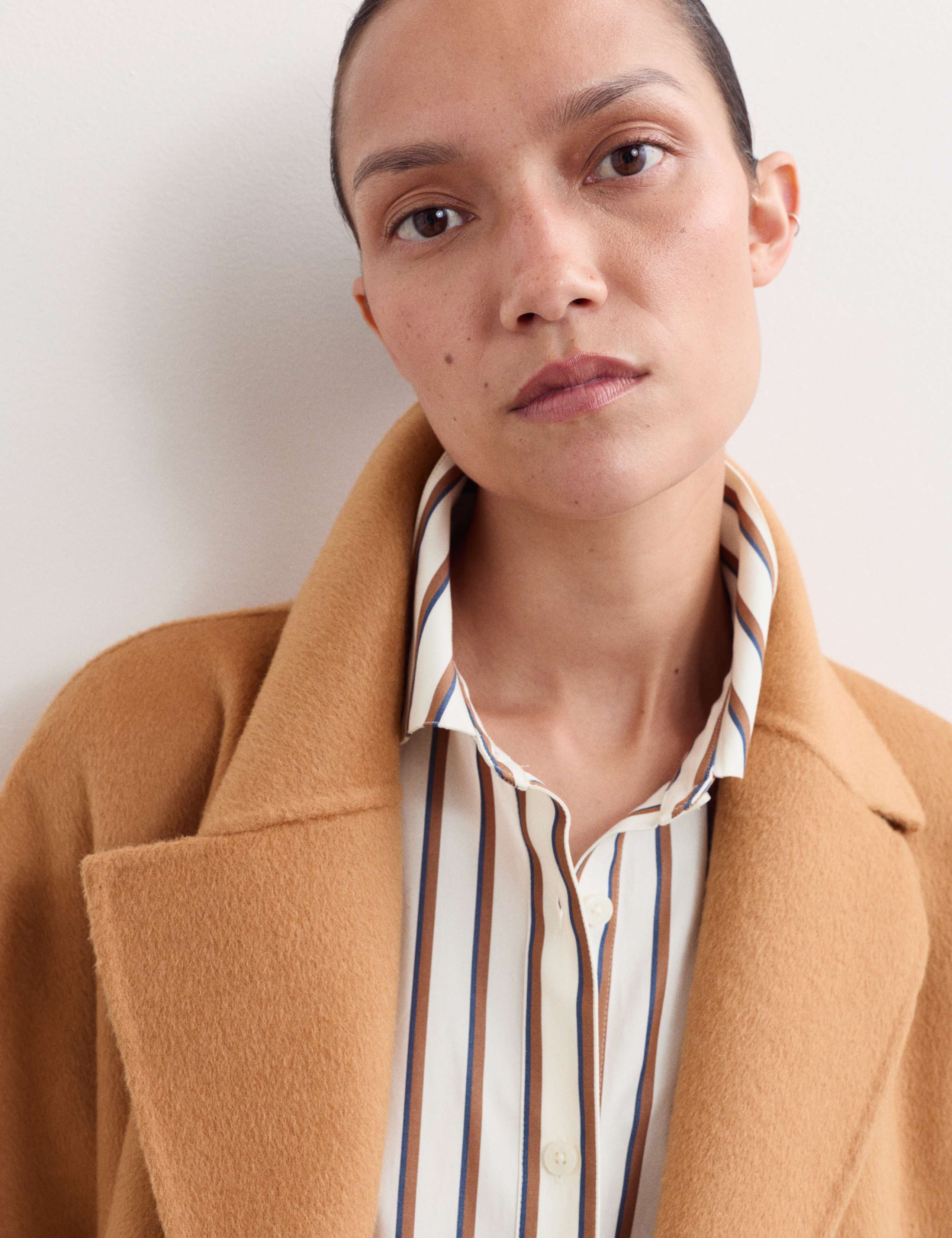 Pure Wool Double Faced Longline Boyfriend Coat 3 of 7