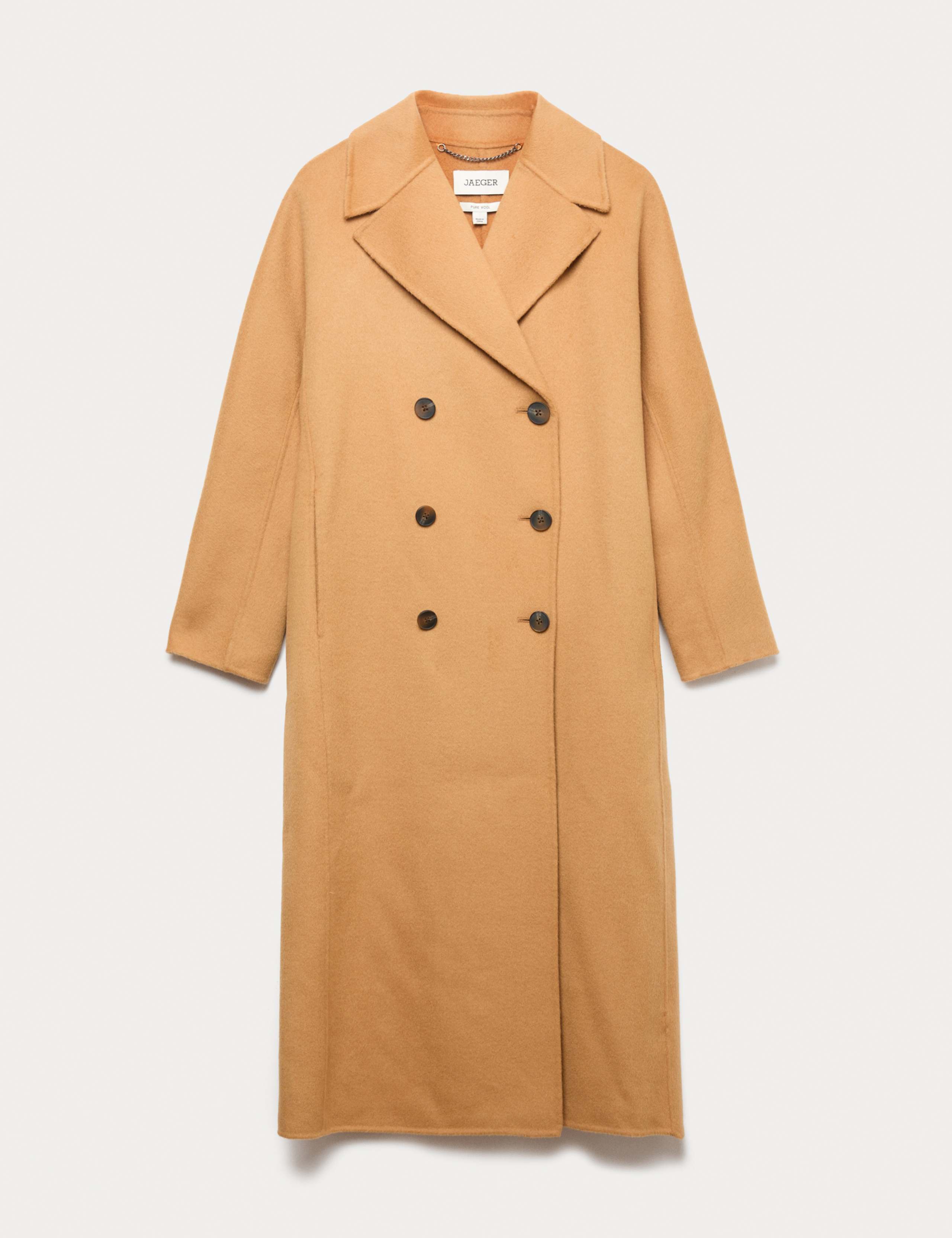 Wool Double Breasted Longline Boyfriend Coat 1 of 1