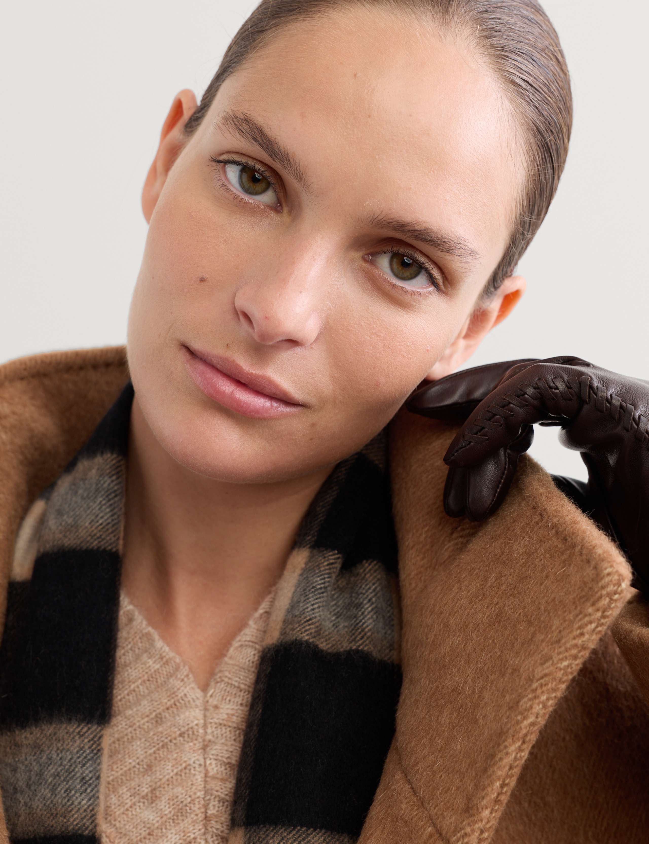 Wool Rich Funnel Neck Duffle Coat with Cashmere 3 of 9