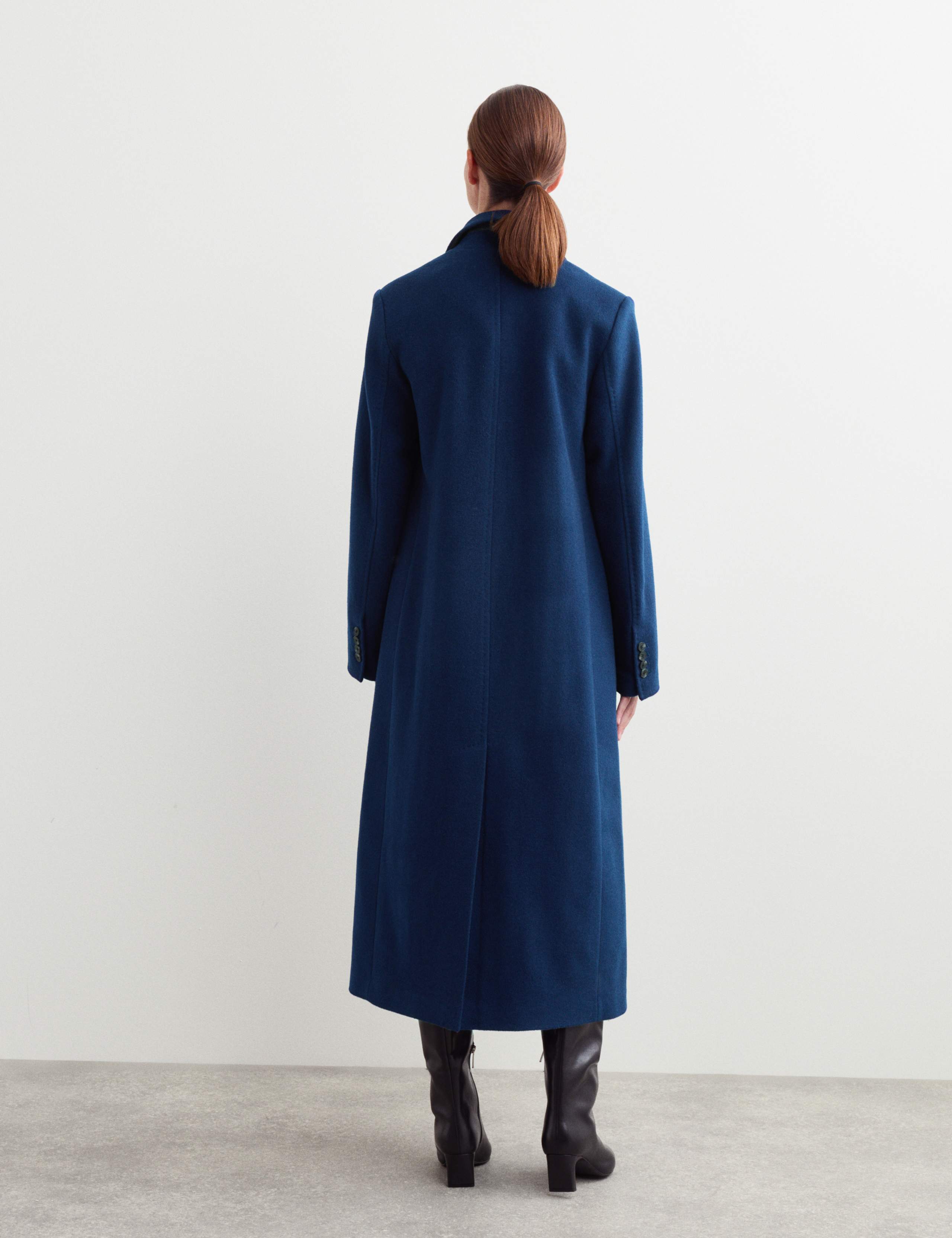 Pure Wool Double Breasted Boyfriend Coat 6 of 6