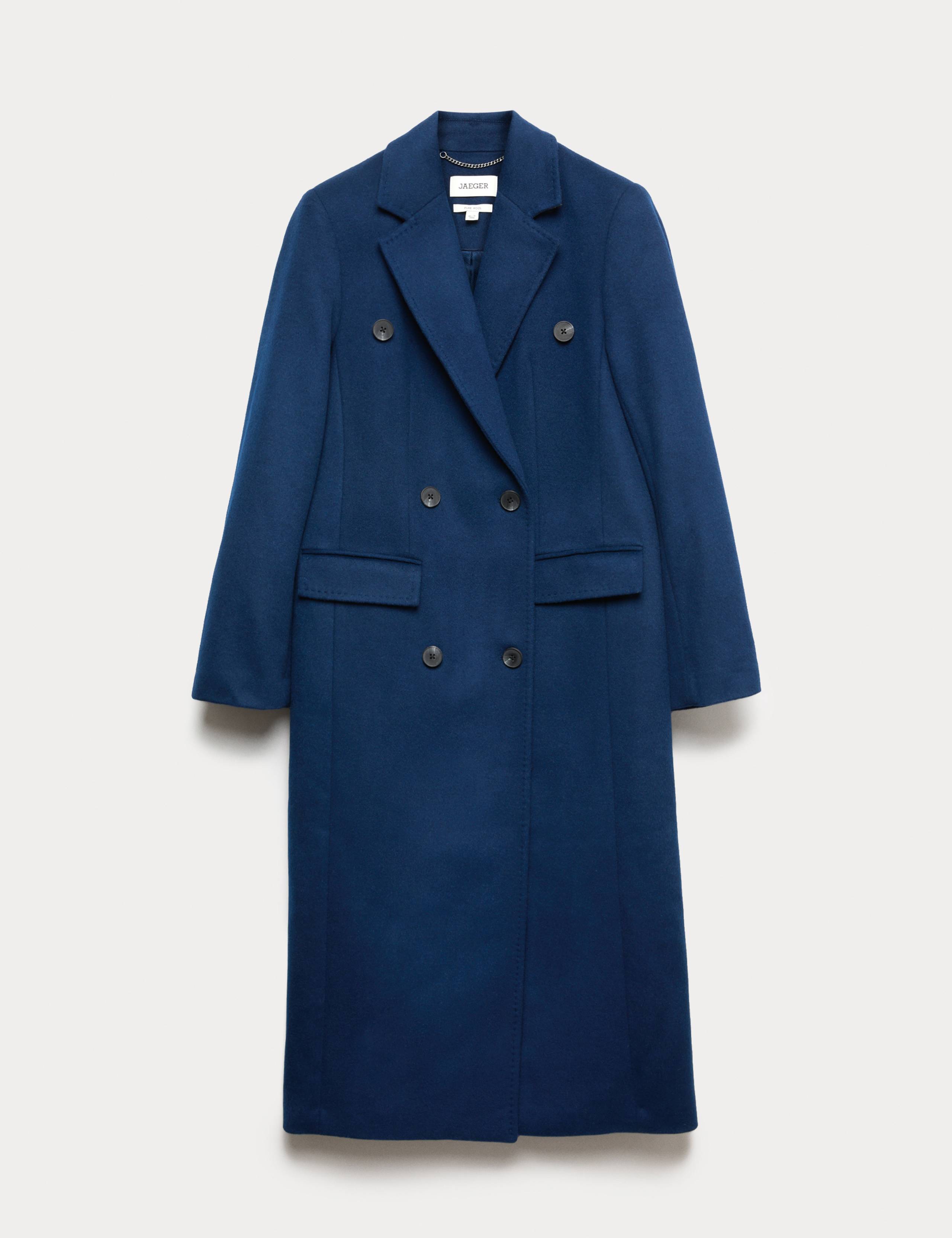 Longline Pure Wool Double Breasted Boyfriend Coat 2 of 7