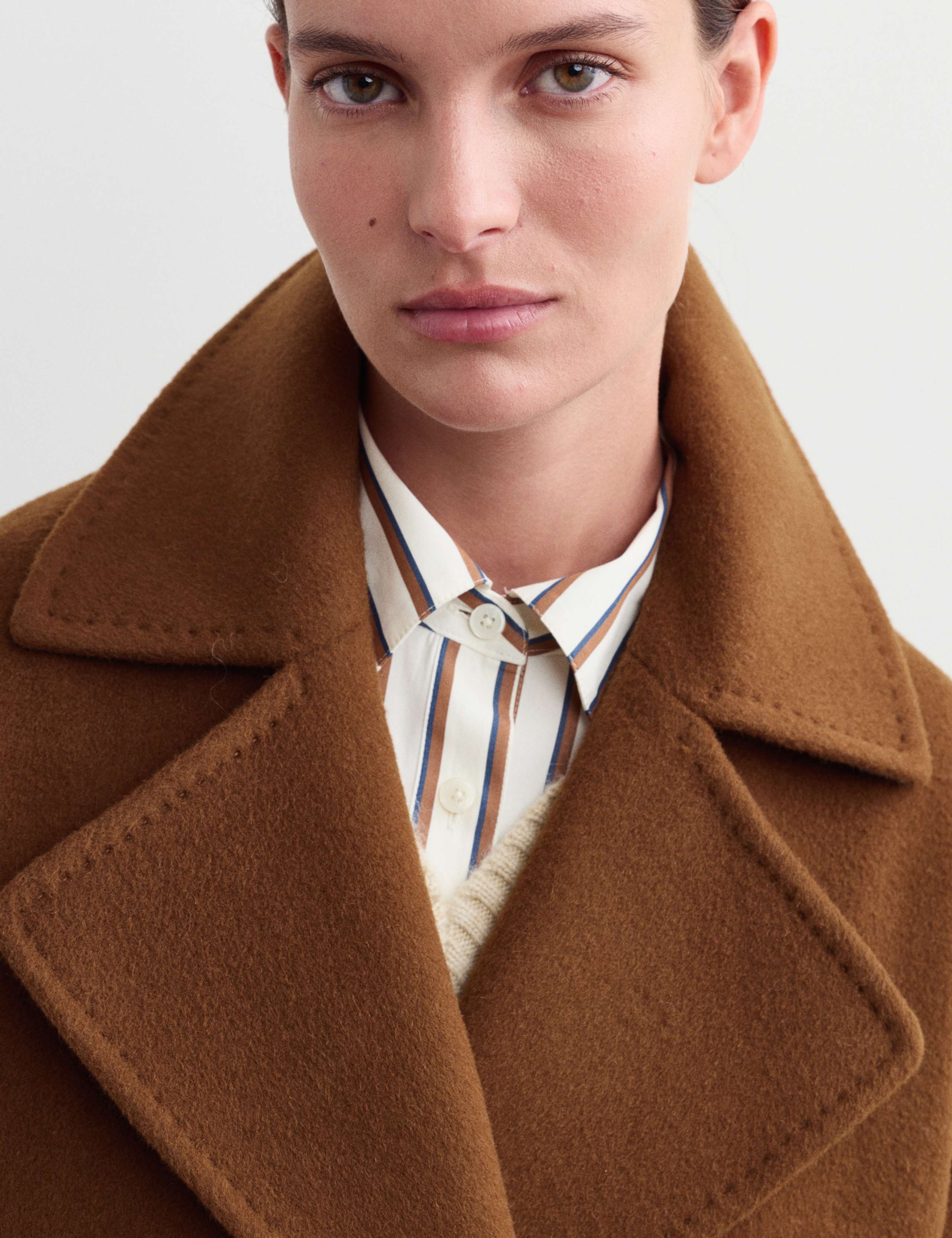 Pure Wool Cocoon Coat 5 of 7
