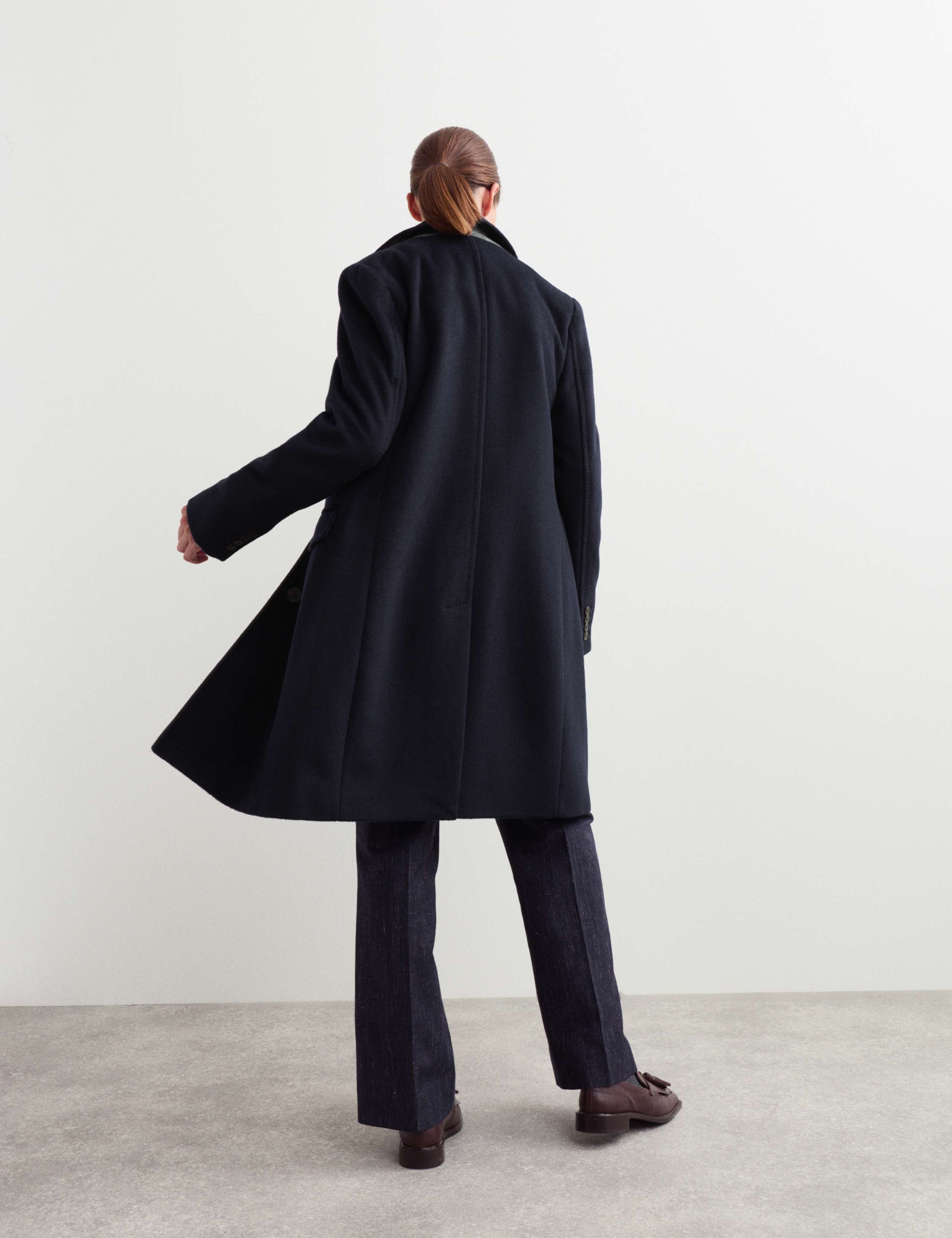 Pure Wool Single Breasted Boyfriend Coat 7 of 8