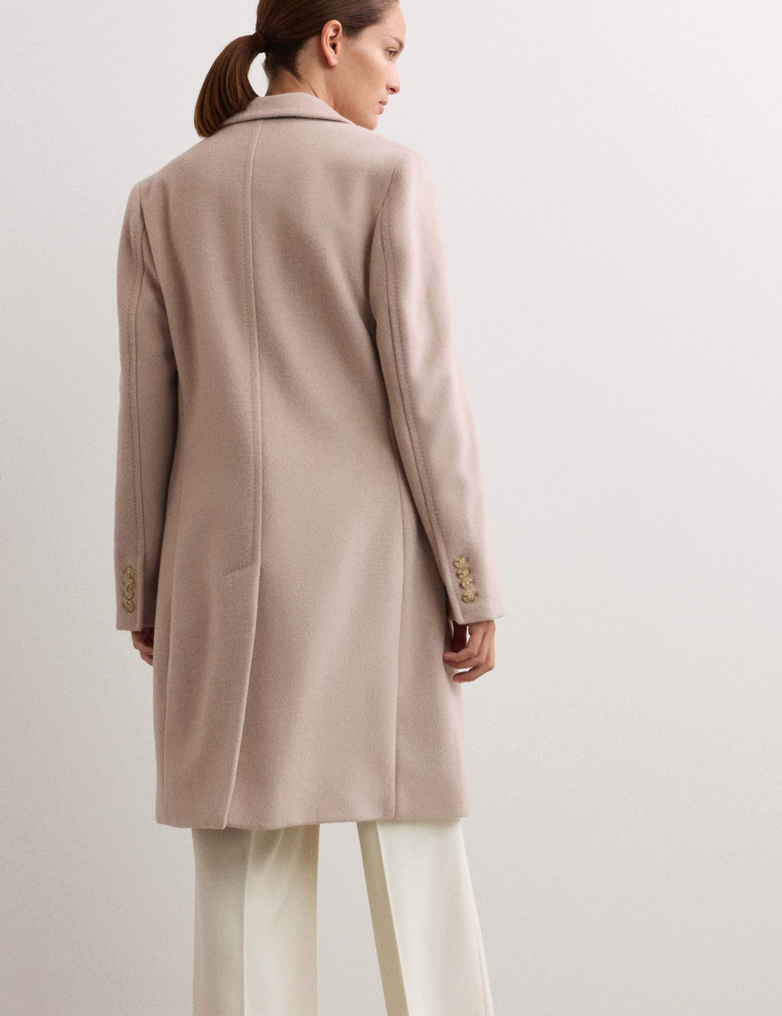 Pure Wool Single Breasted Boyfriend Coat 7 of 7