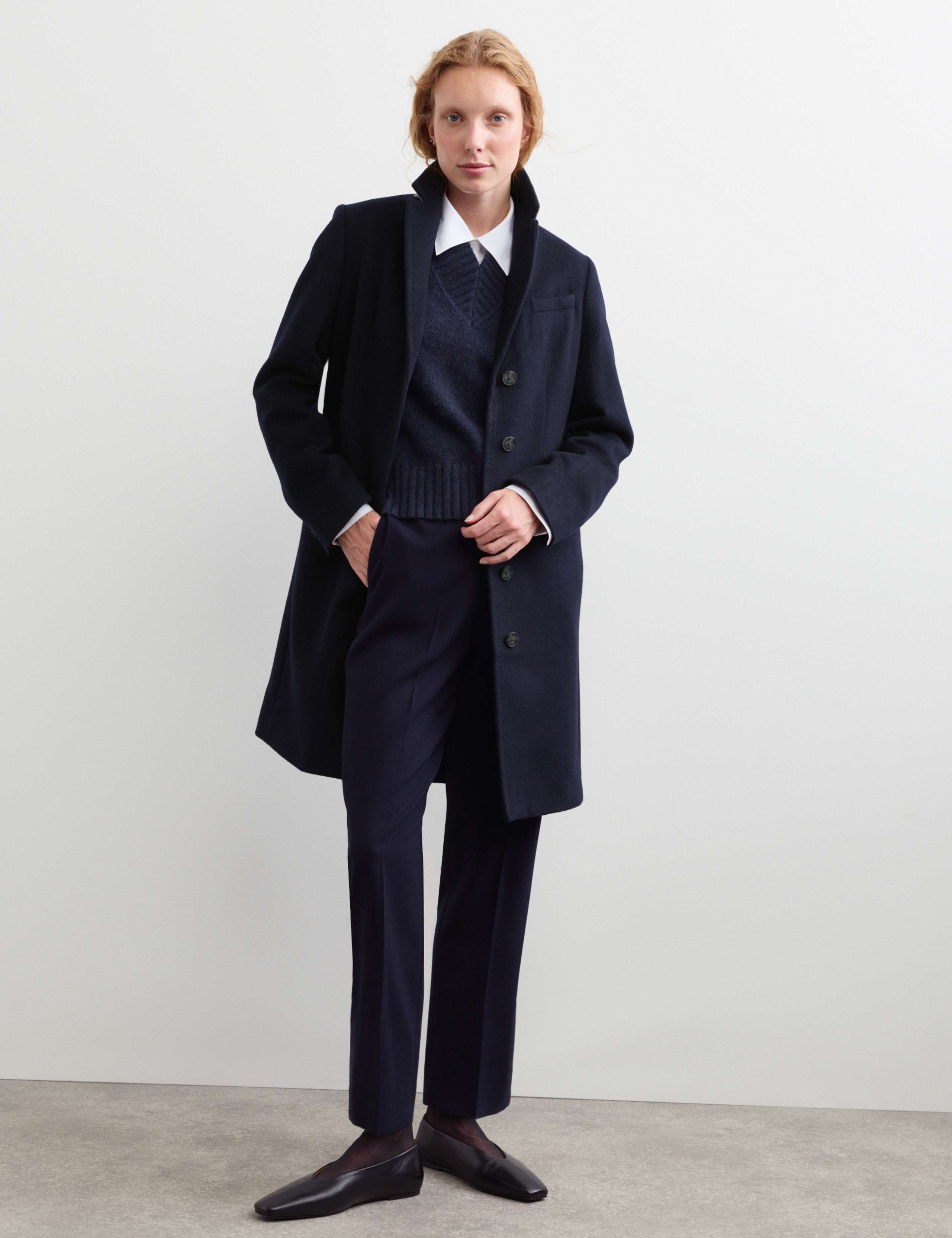 Pure Wool Short Boyfriend Coat 5 of 8