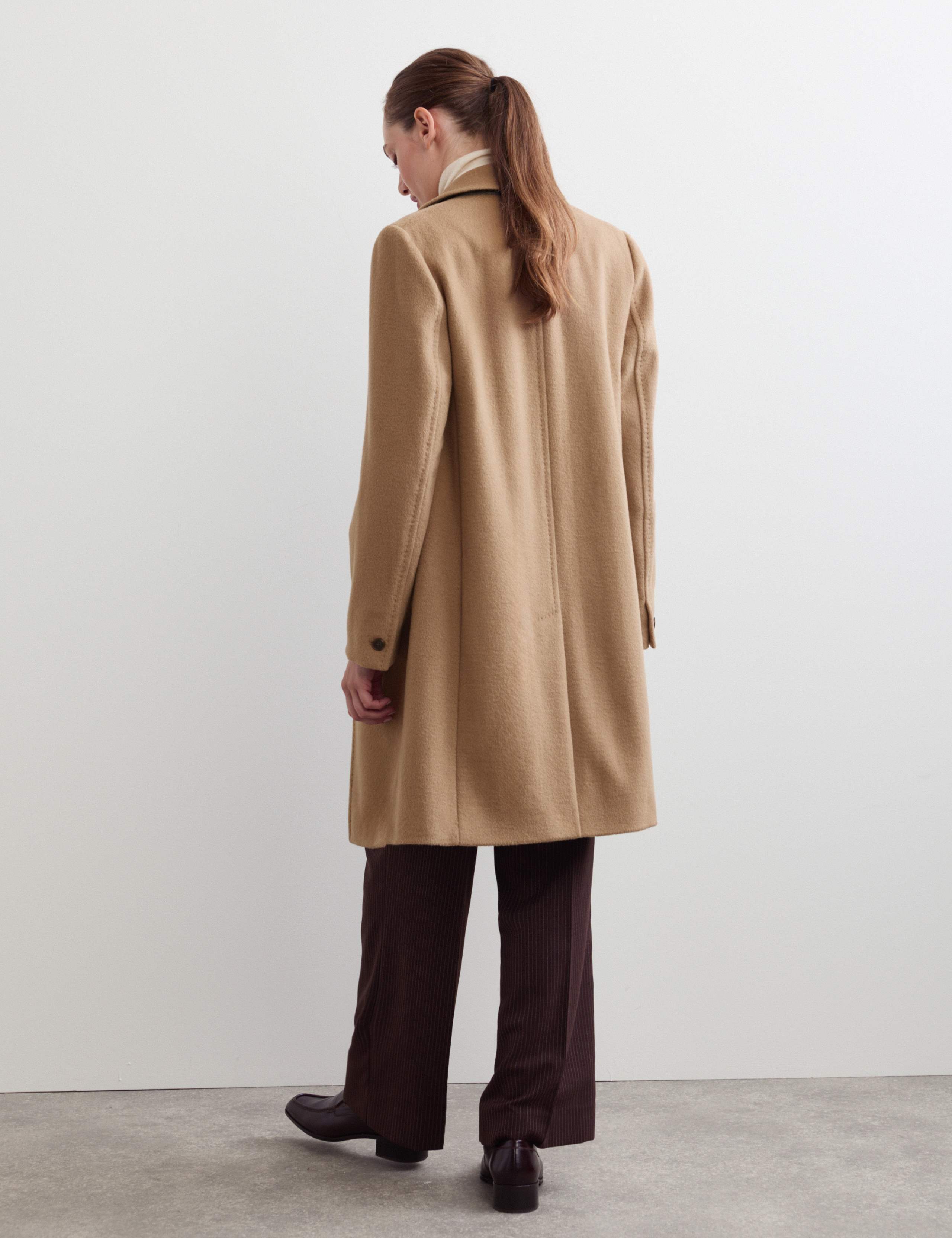 Pure Wool Short Boyfriend Coat 6 of 8