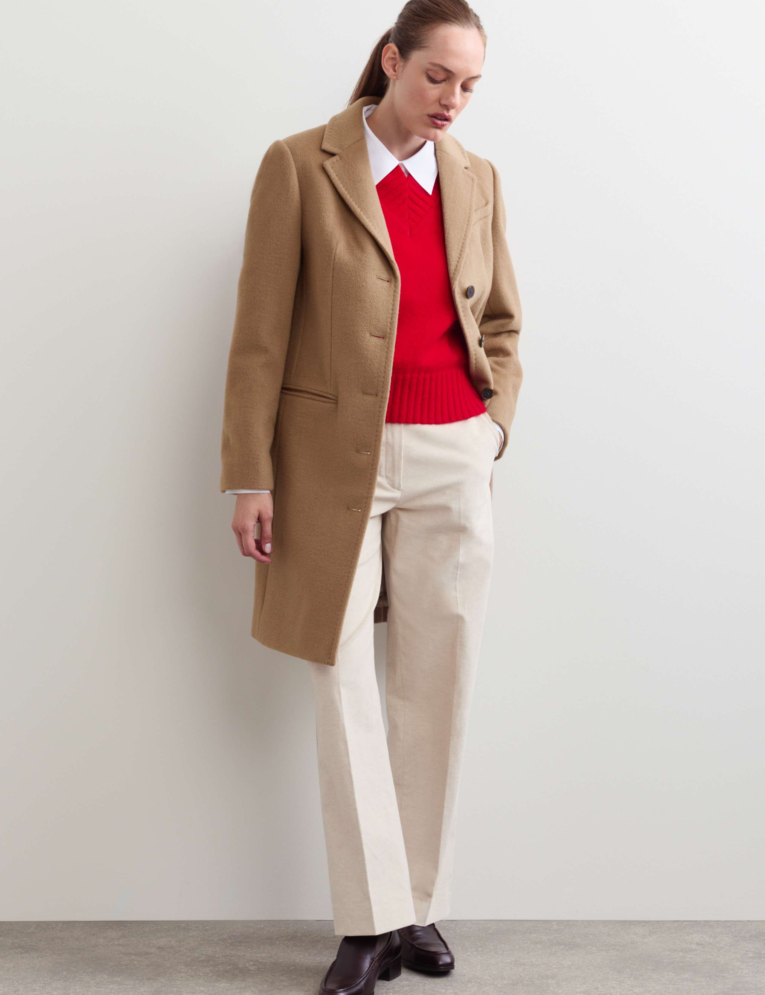 Pure Wool Short Boyfriend Coat 7 of 8