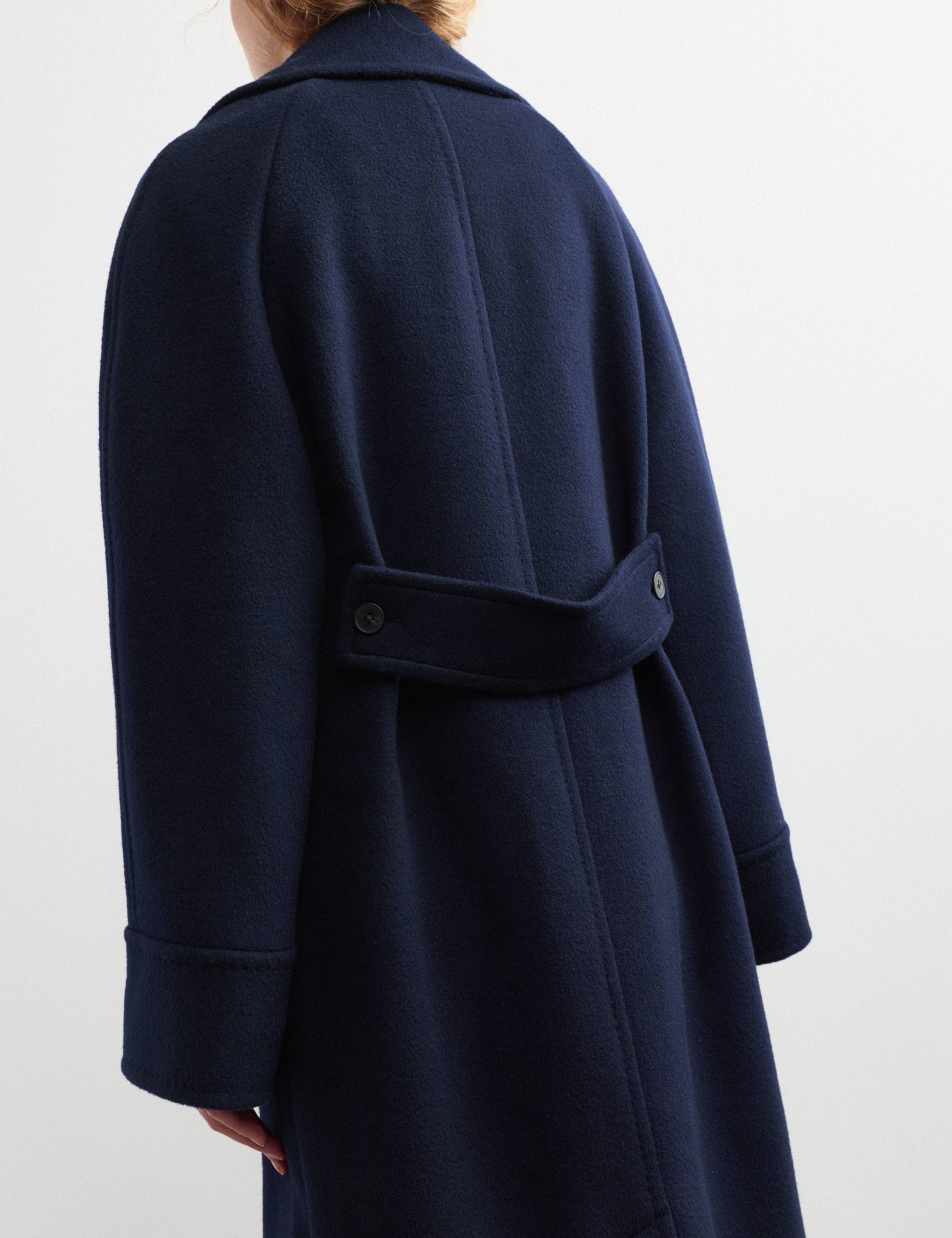Pure Wool Double Breasted Cocoon Coat 3 of 8