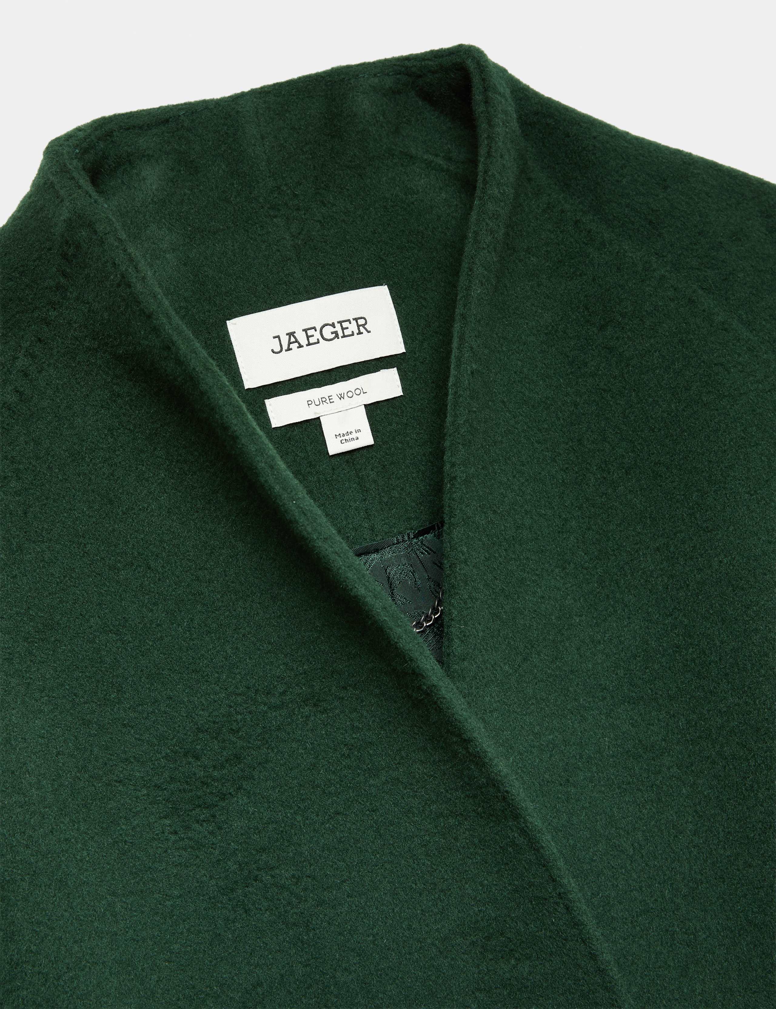 Pure Wool Longline Single Breasted Coat 8 of 9