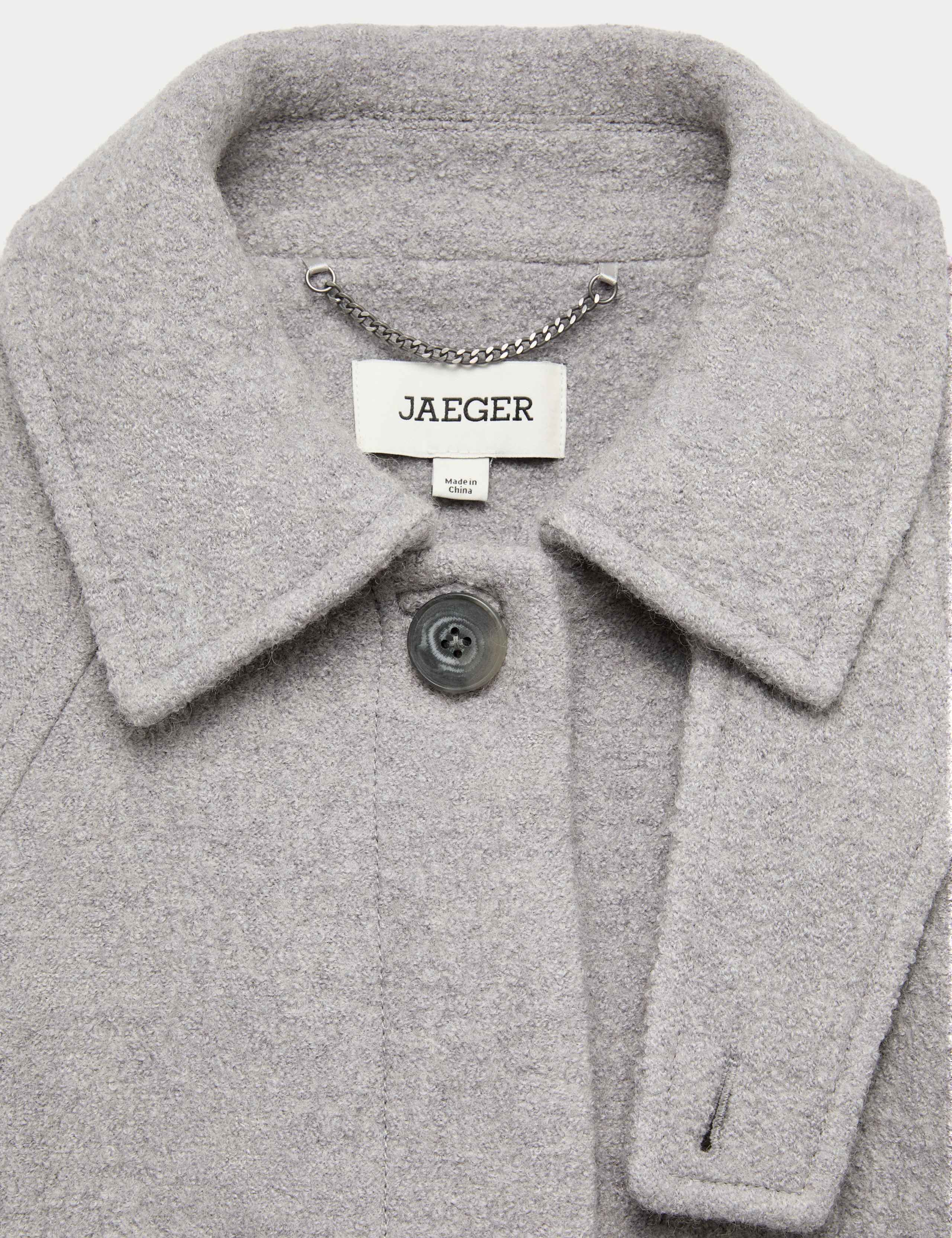 Wool Blend Belted Longline Tailored Coat 8 of 8