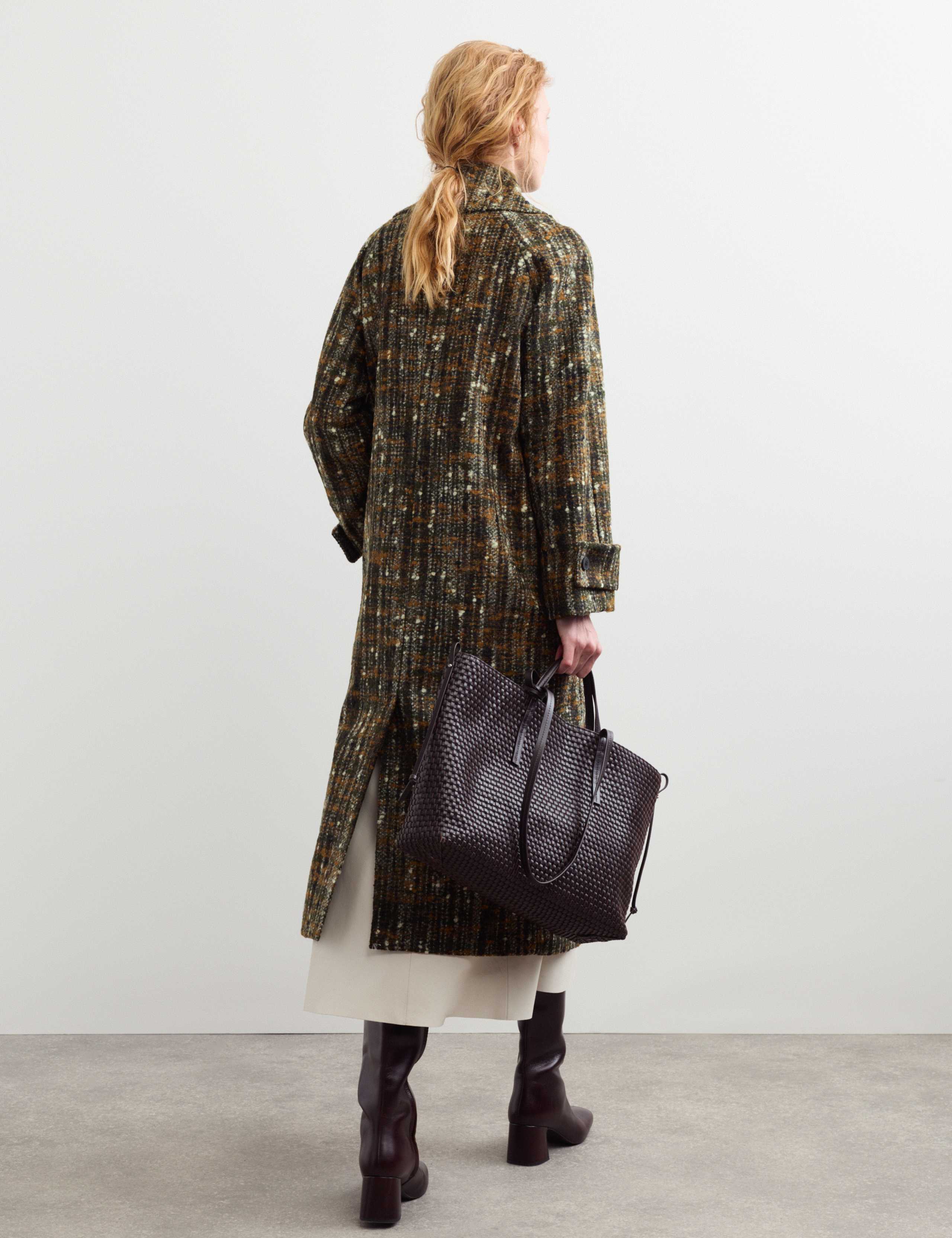 Wool Rich Textured Relaxed Coat 6 of 6