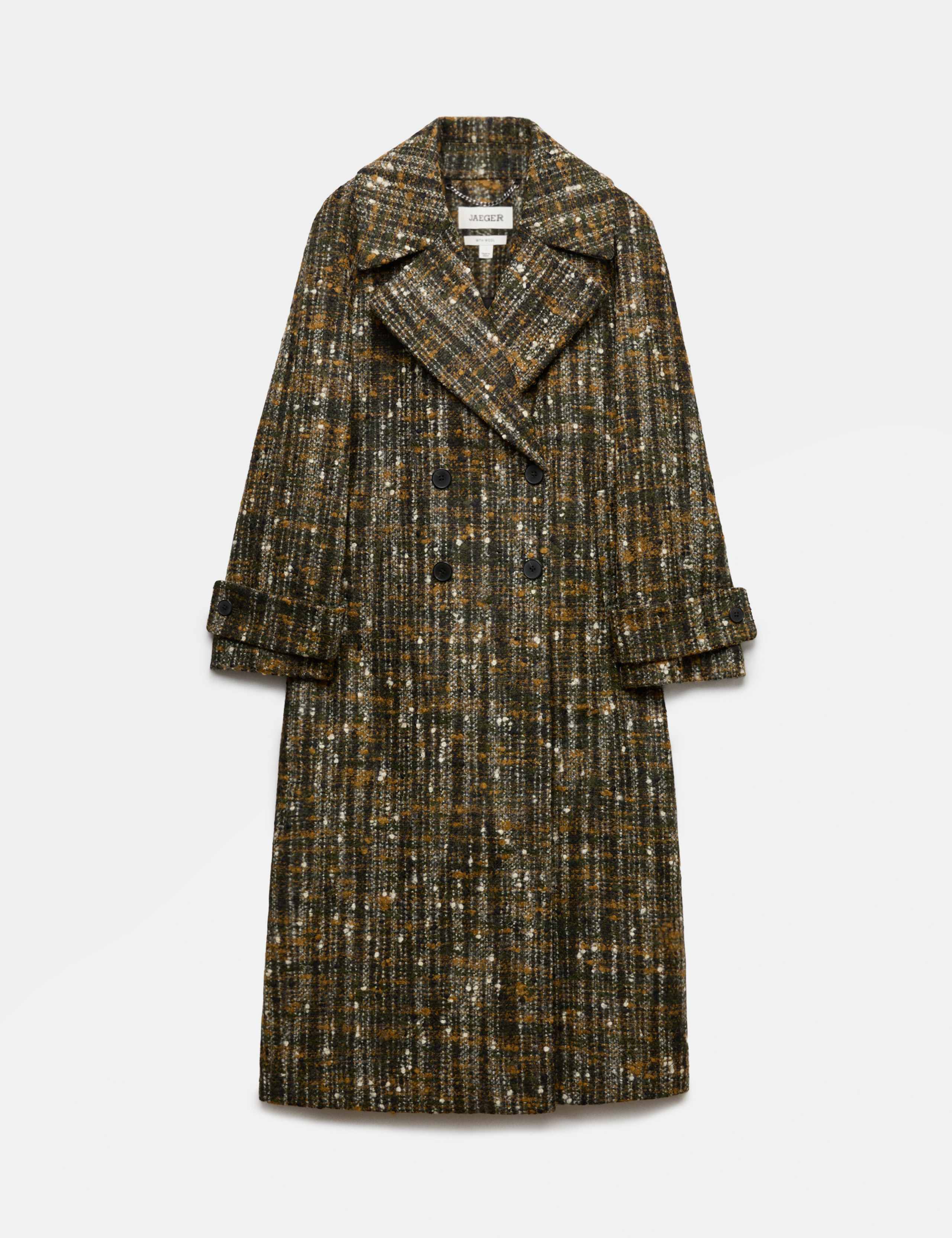 Wool Rich Textured Relaxed Coat 2 of 6
