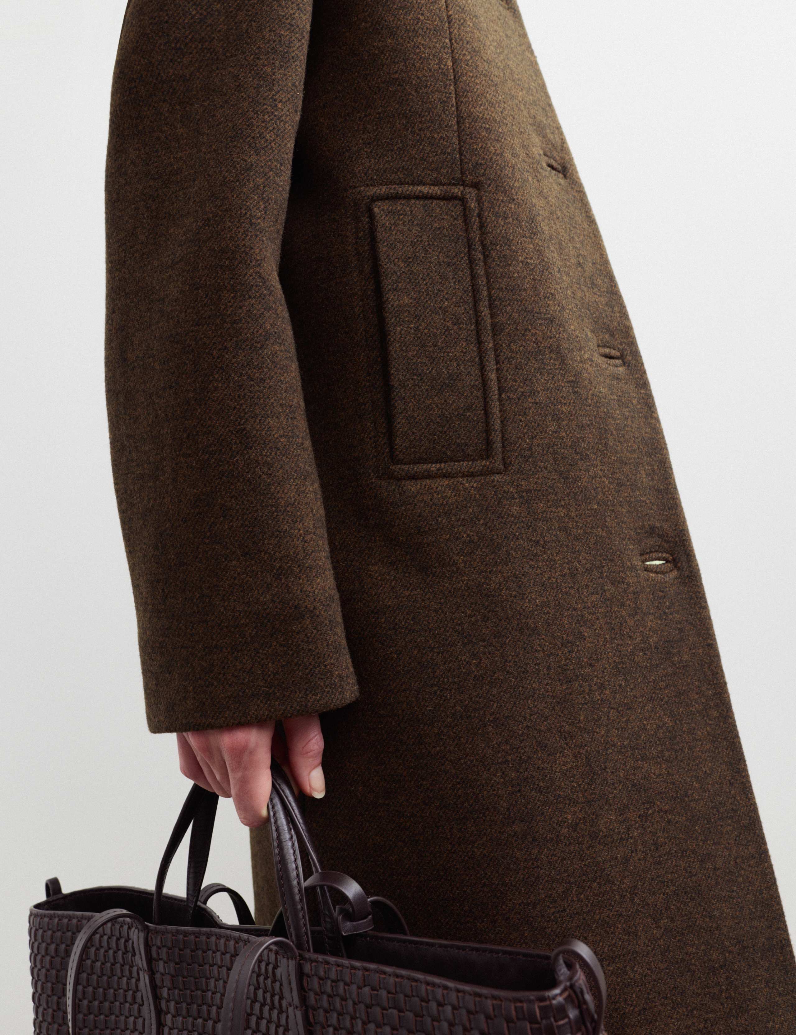 Pure Wool Textured Car Coat 5 of 7
