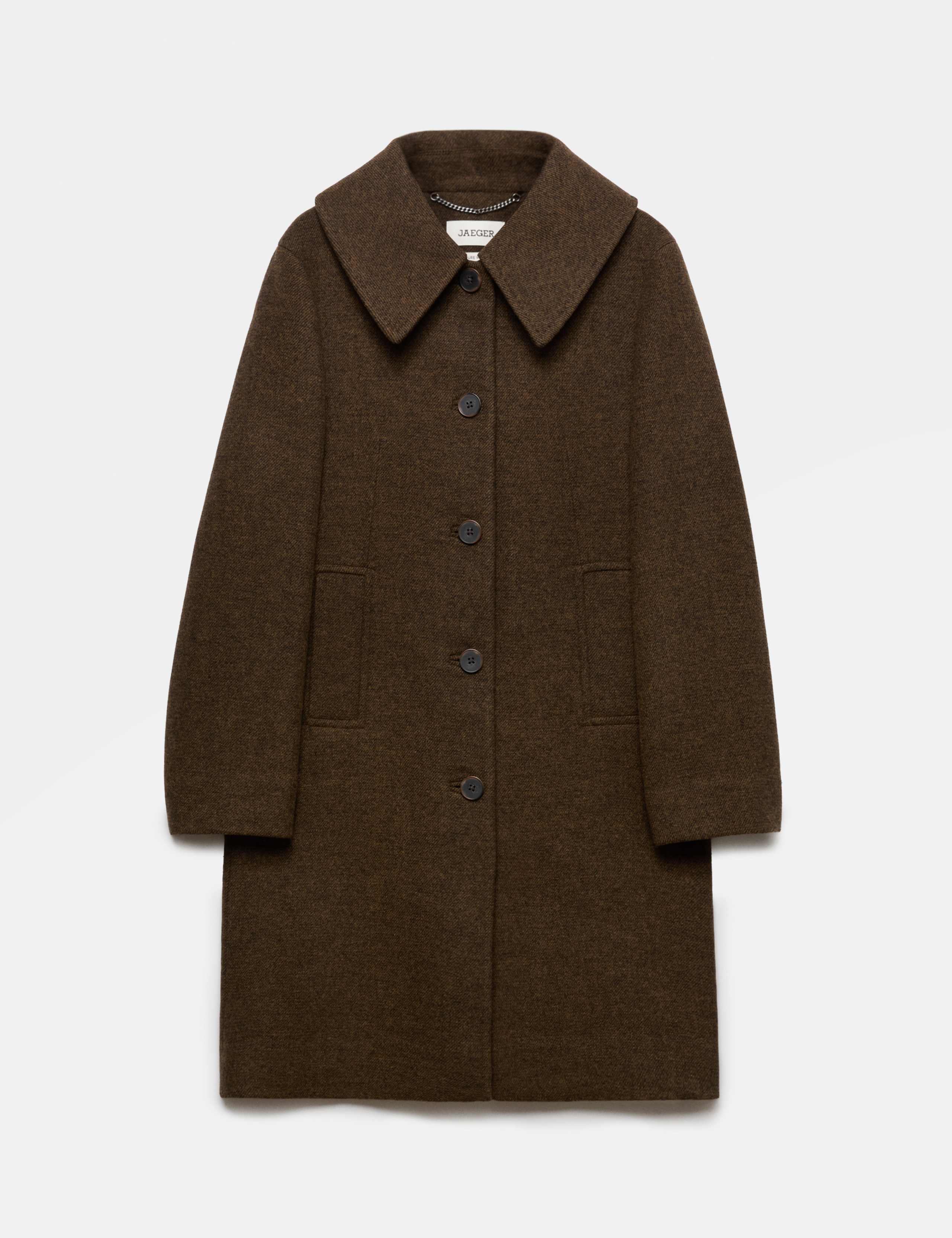 Pure Wool Textured Car Coat 1 of 1