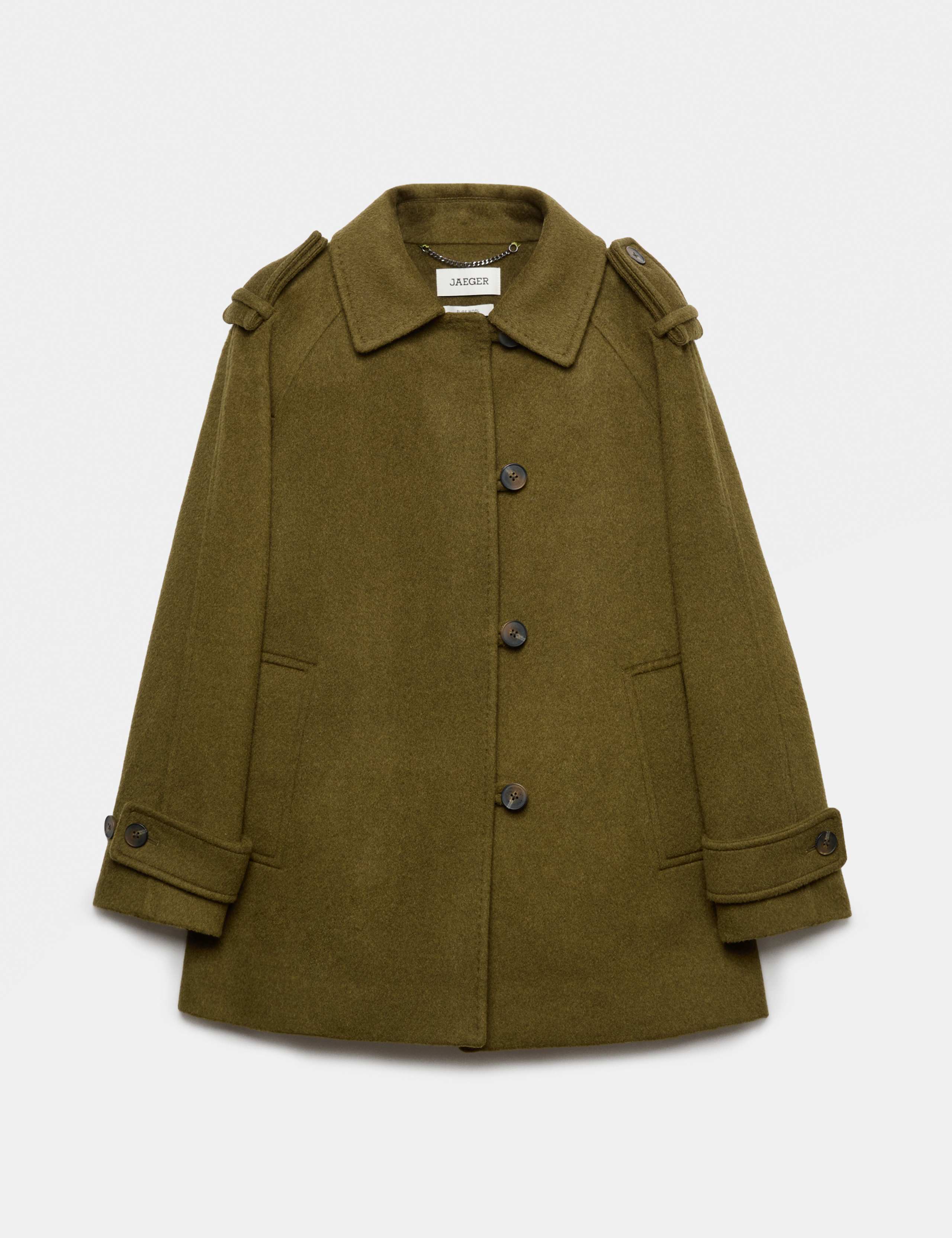 Pure Wool Single Breasted Short Coat 1 of 1