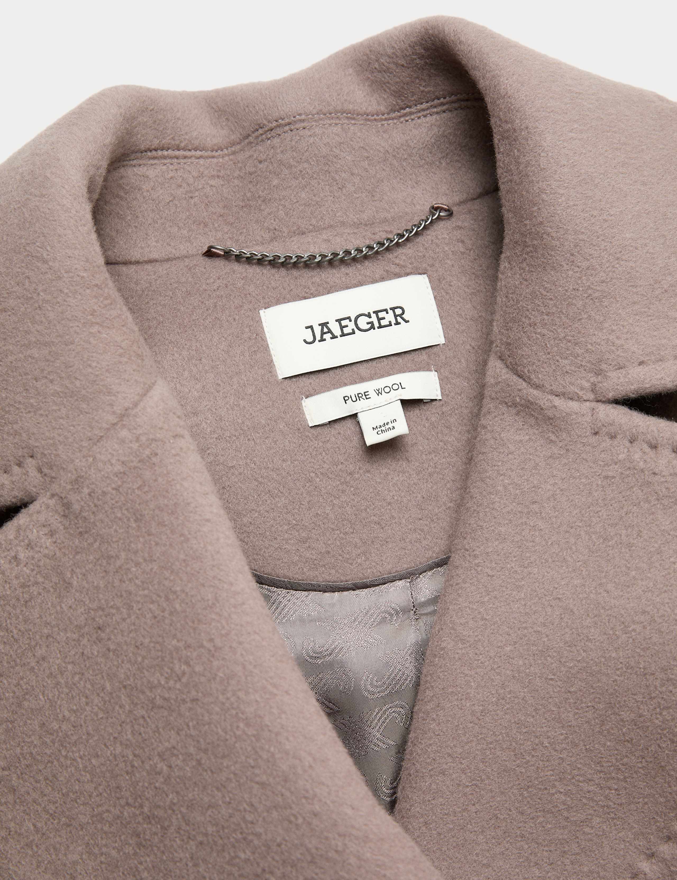 Pure Wool Detachable Scarf Coat 8 of 10