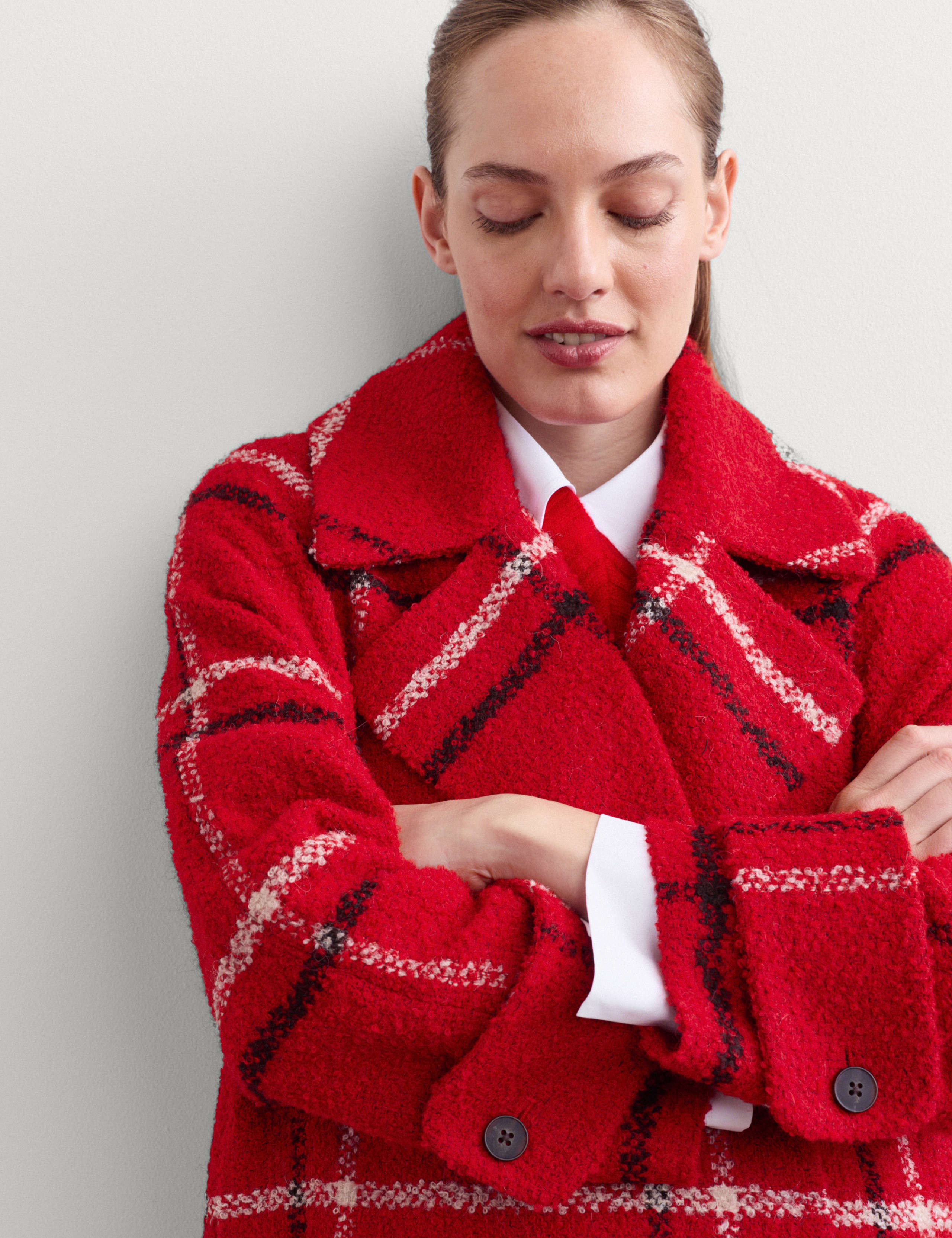 Relaxed Cocoon Coatigan with Wool 4 of 8