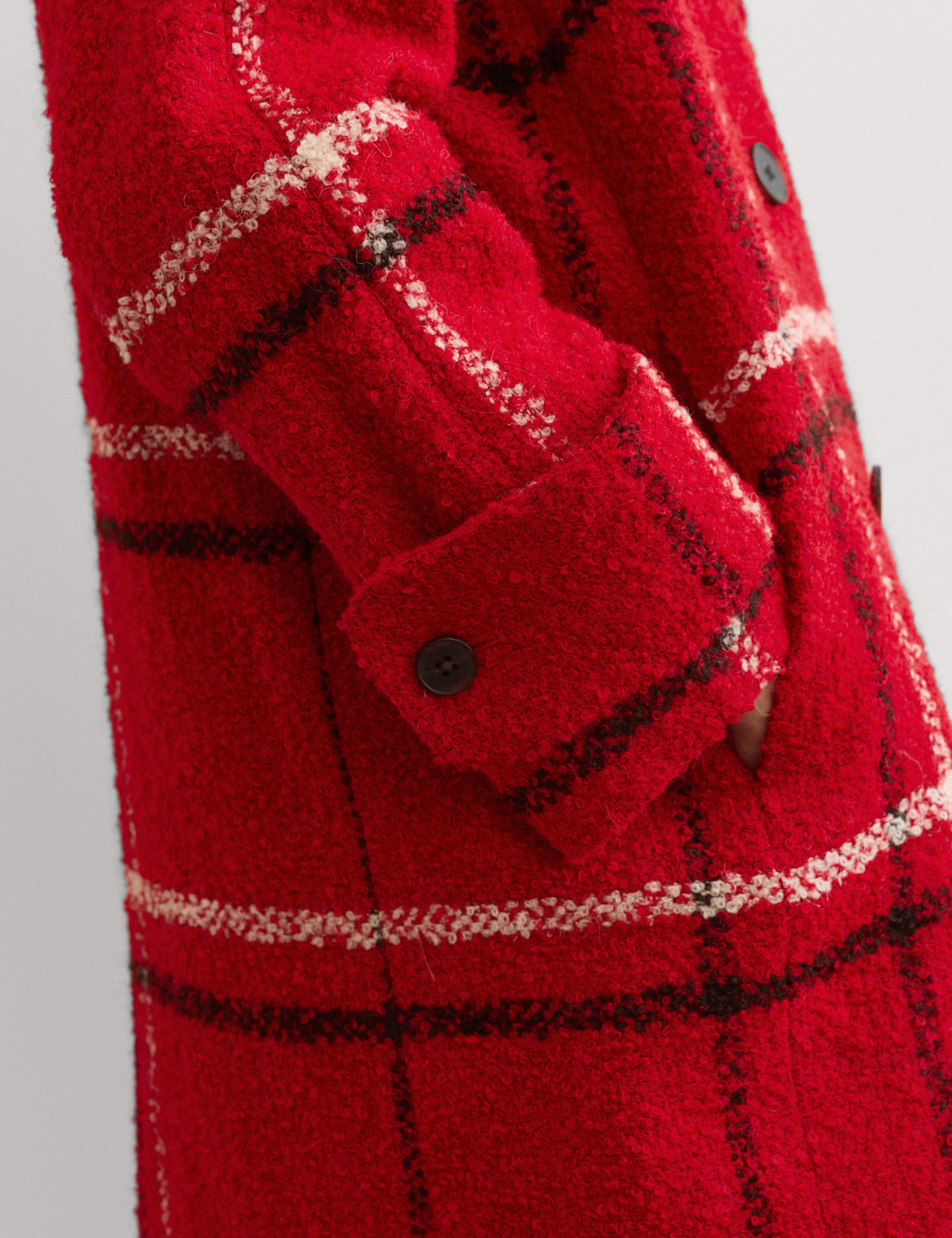 Relaxed Cocoon Coatigan with Wool 5 of 8